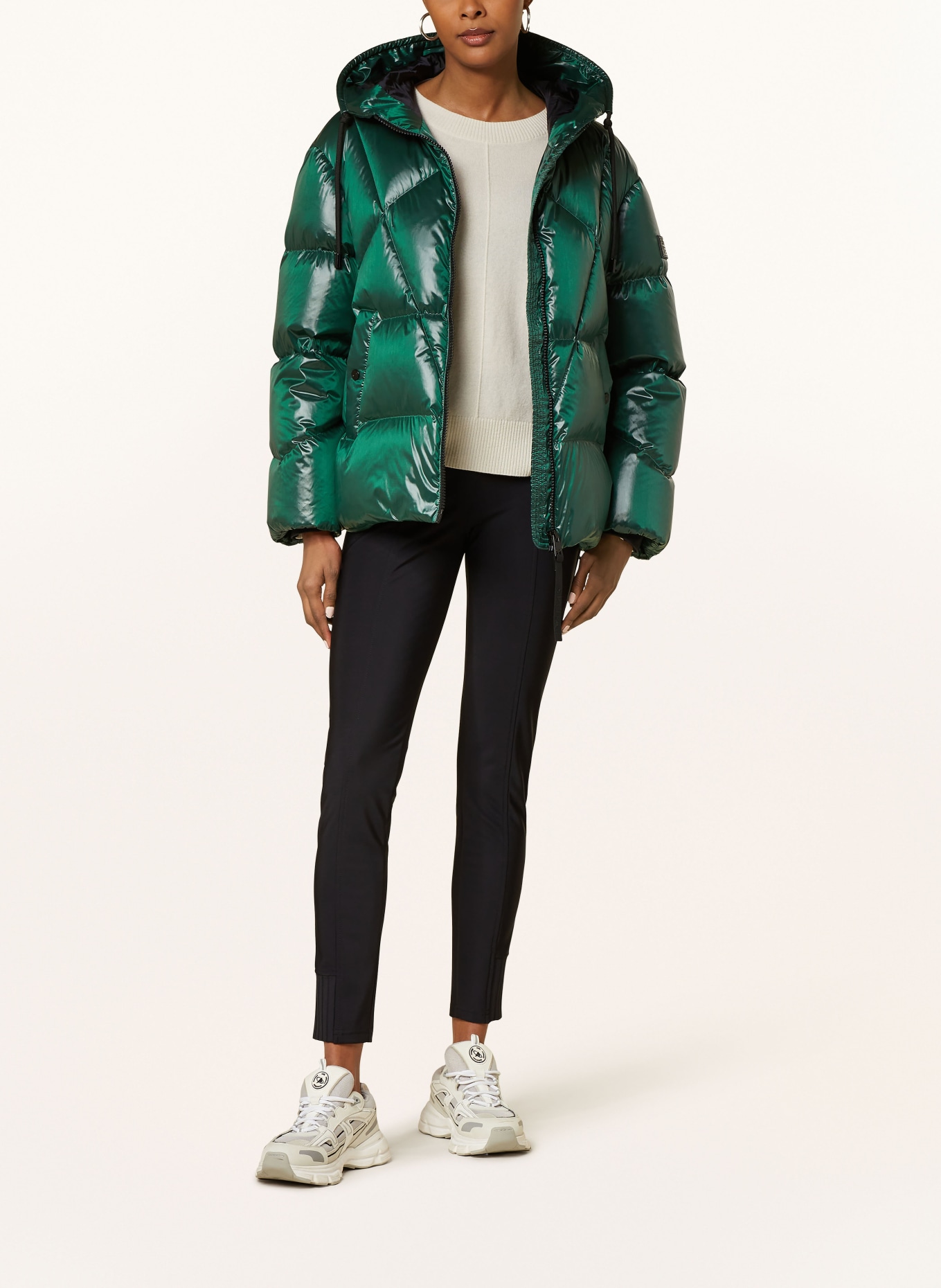 MARC CAIN Péřová bunda: 557 brilliant green new