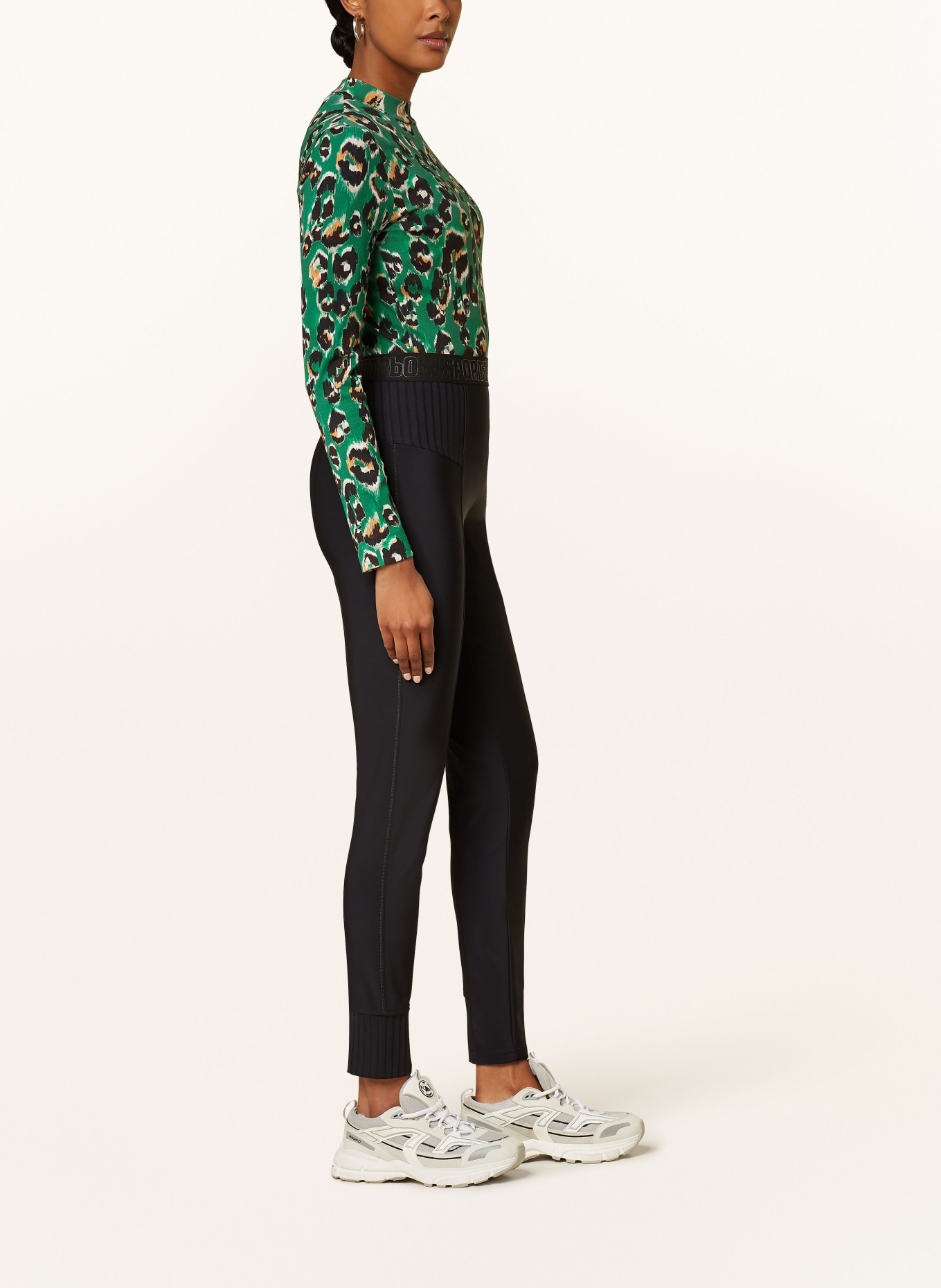 MARC CAIN Leggings, Color: 900 BLACK (Image 4)