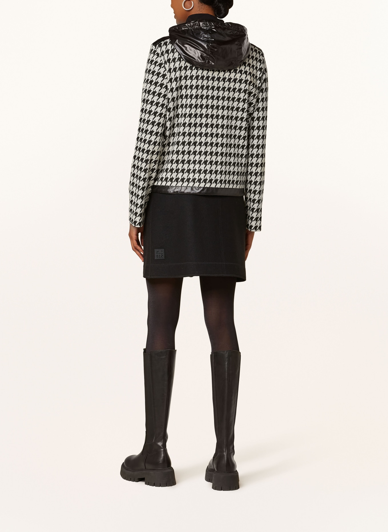 MARC CAIN Sweatjacke: 910 black and white