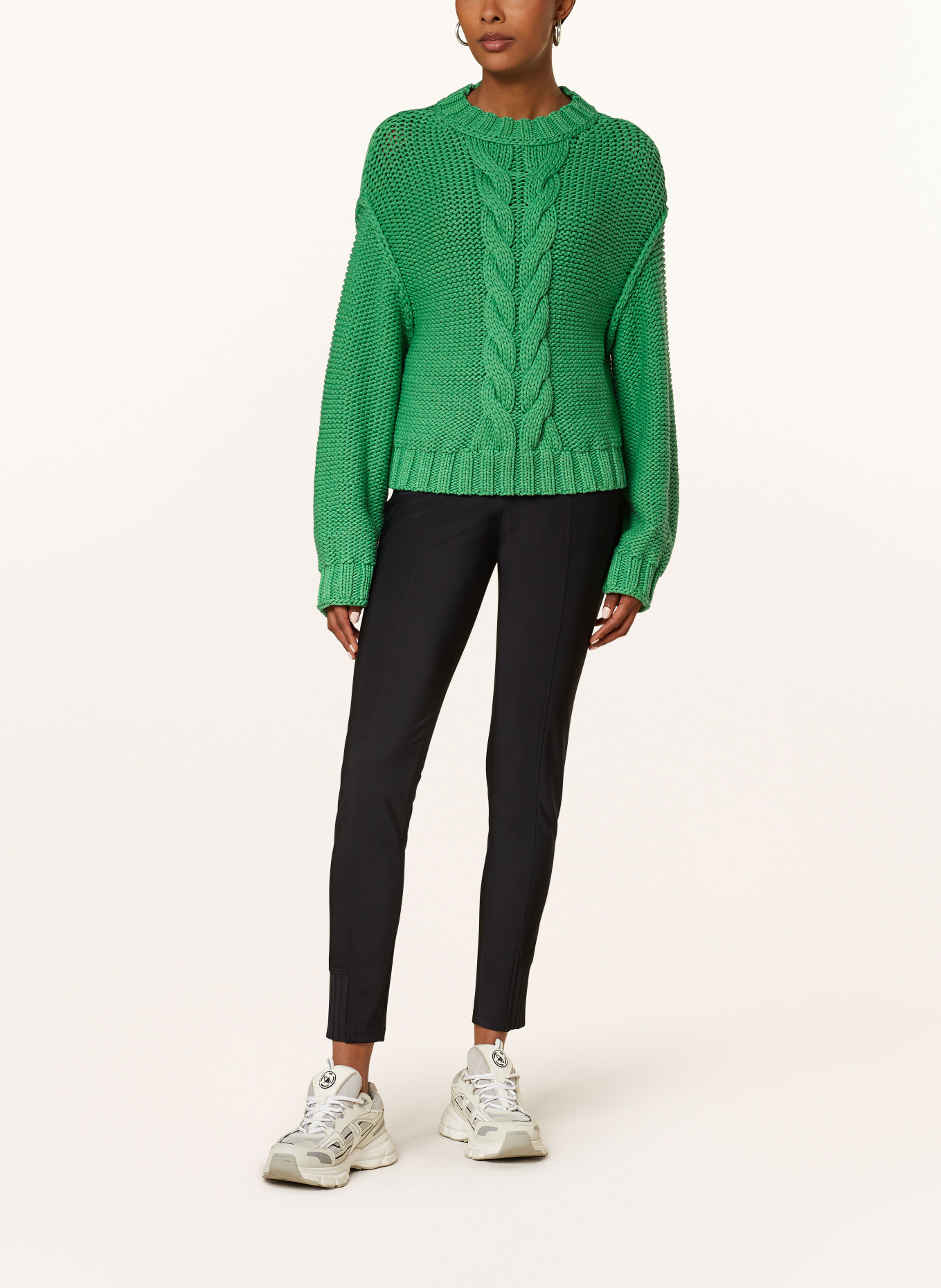 MARC CAIN Pullover: 552 bright basil leaf