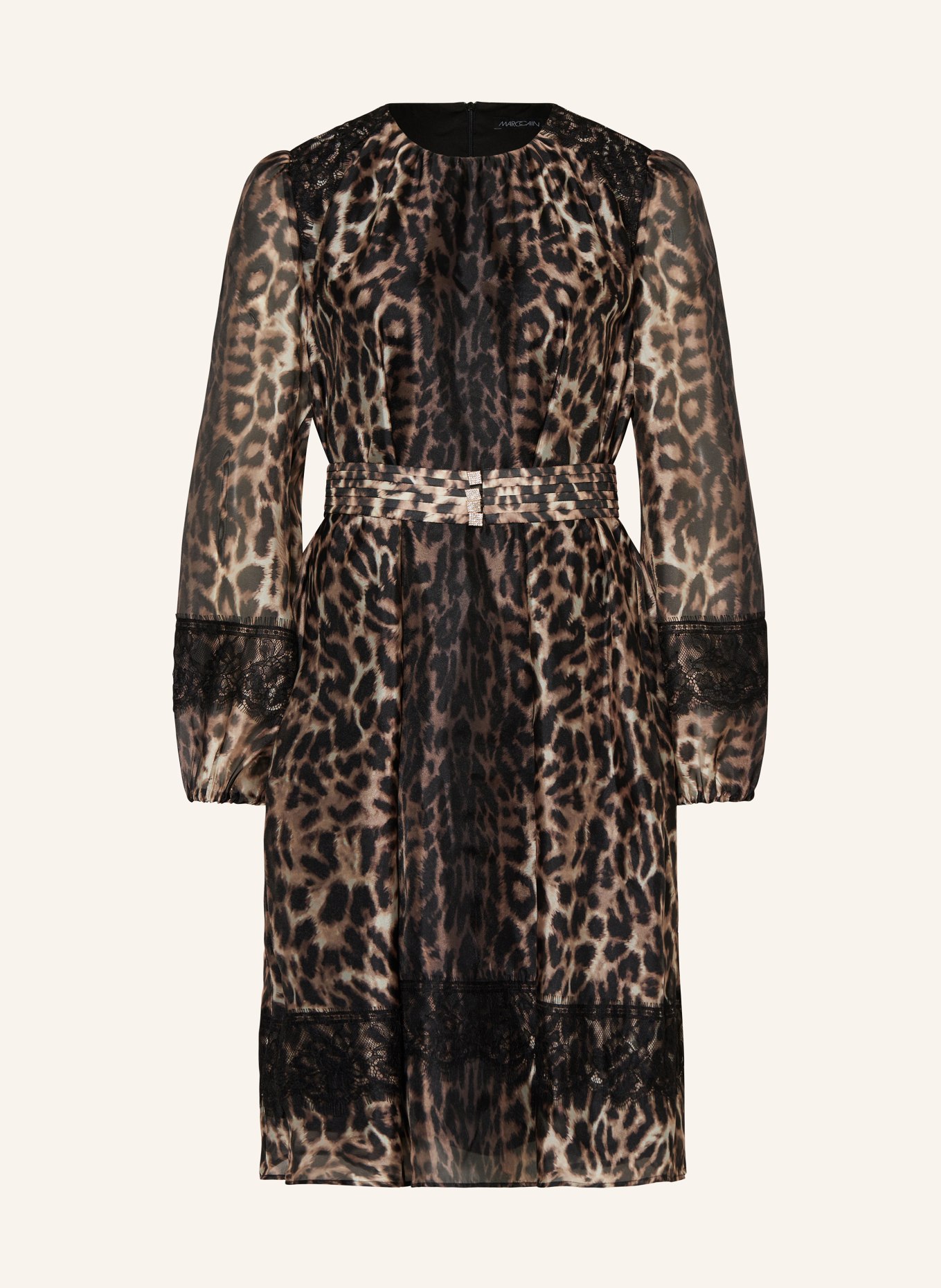 MARC CAIN Sukienka z koronką: 625 shiny sand