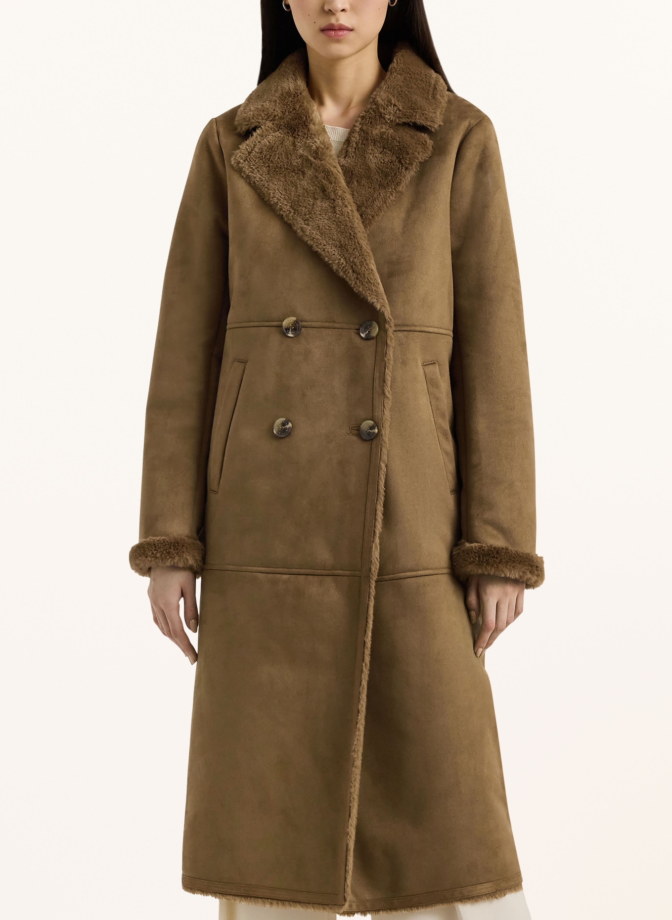 Ralph lauren faux fur coat outlet