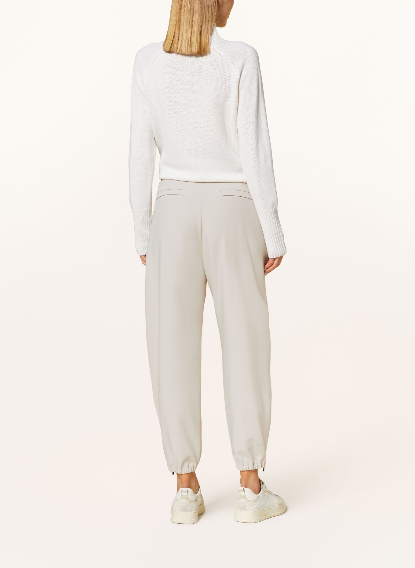 MAC Pantalon OLIVIA style jogging: CRÈME