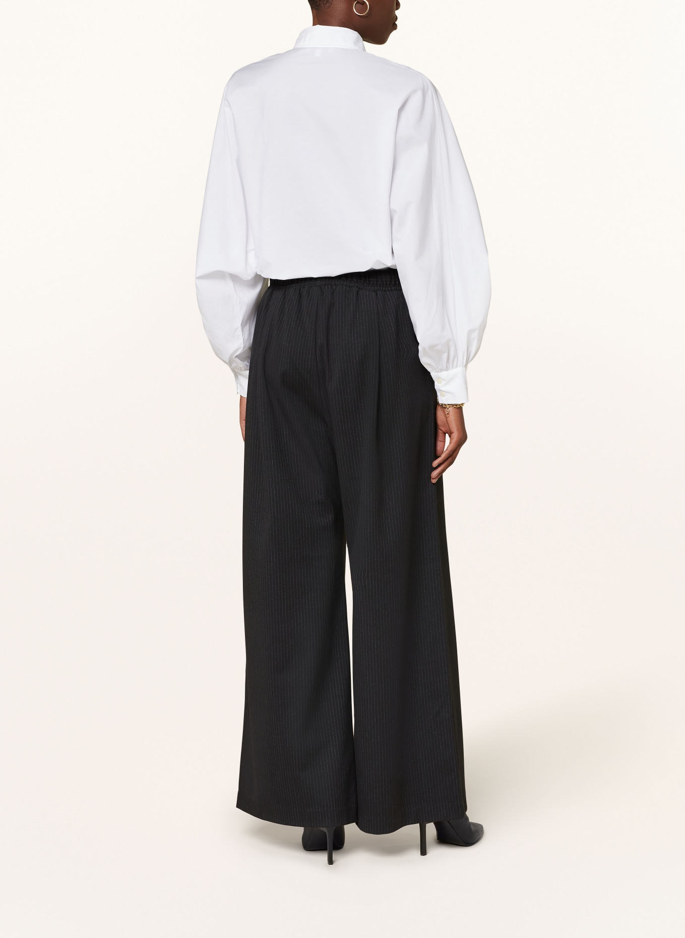 SoSUE Wide leg trousers, Color: BLACK (Image 3)