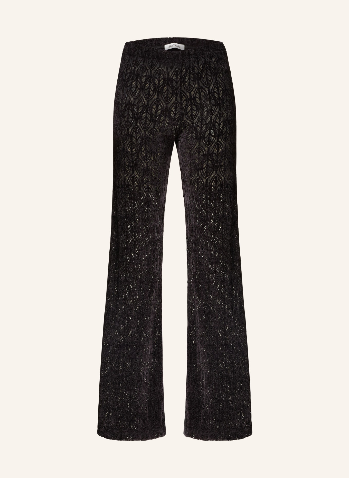 Spitzenhose schwarz clearance