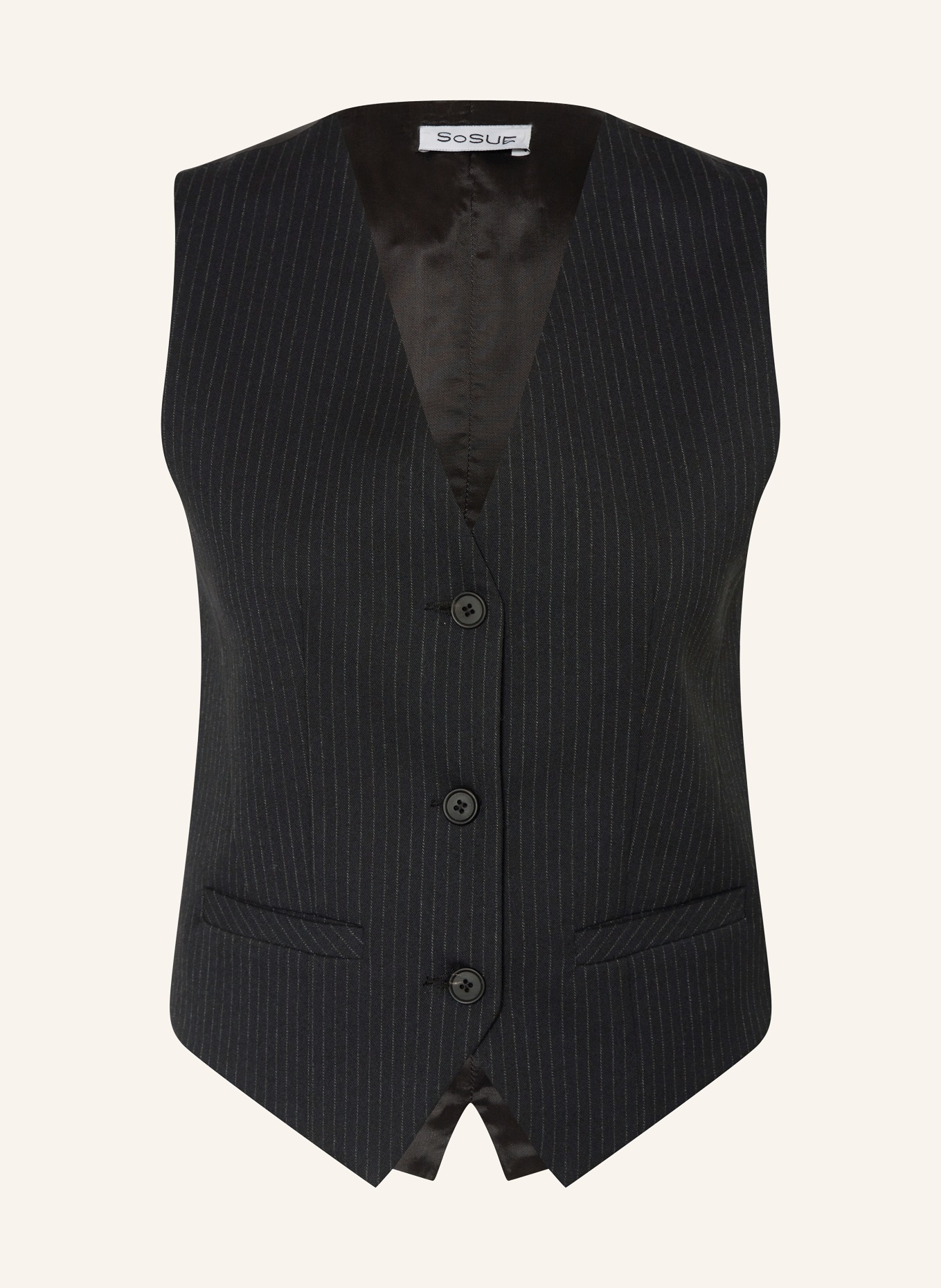 SoSUE Blazer vest, Color: BLACK (Image 1)