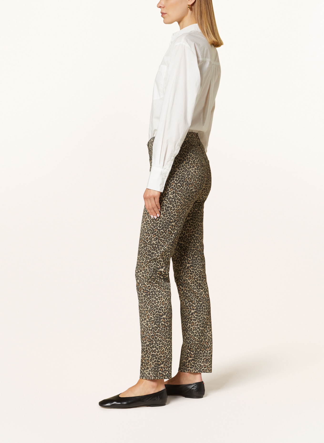 MAC Jeans DREAM, Farbe: 225Animal print tie frontMini Shirt Dress (Bild 4)