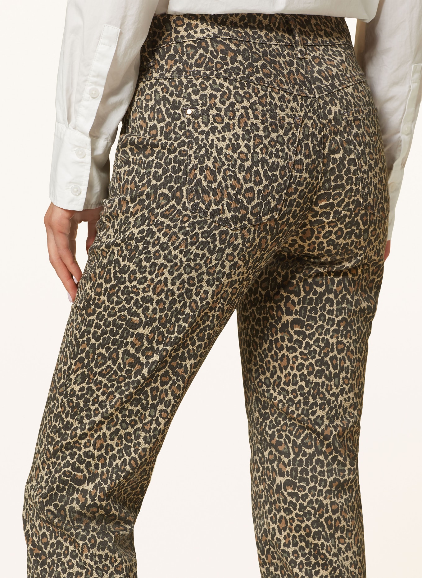 MAC Jeans DREAM, Farbe: 225Animal print tie frontMini Shirt Dress (Bild 5)