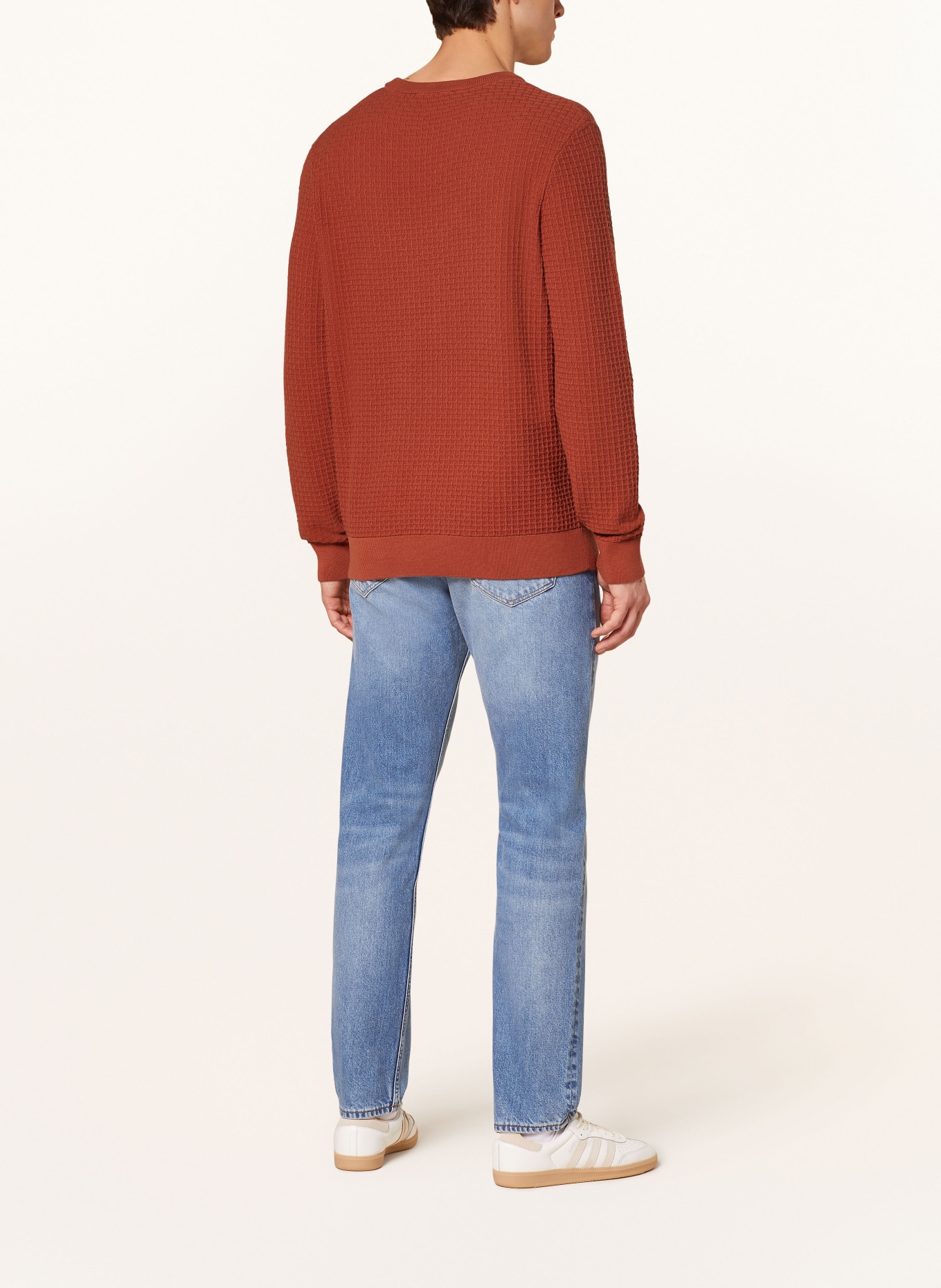 ARMEDANGELS Sweter GRAANMO: CIEMNOPOMARAŃCZOWY