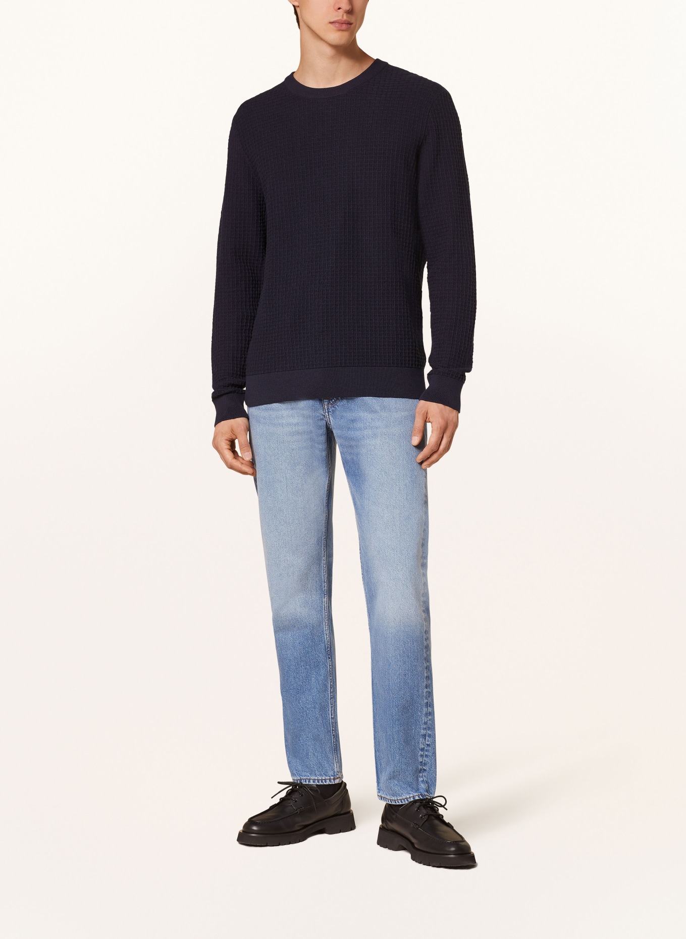 ARMEDANGELS Sweter GRAANMO: GRANATOWY