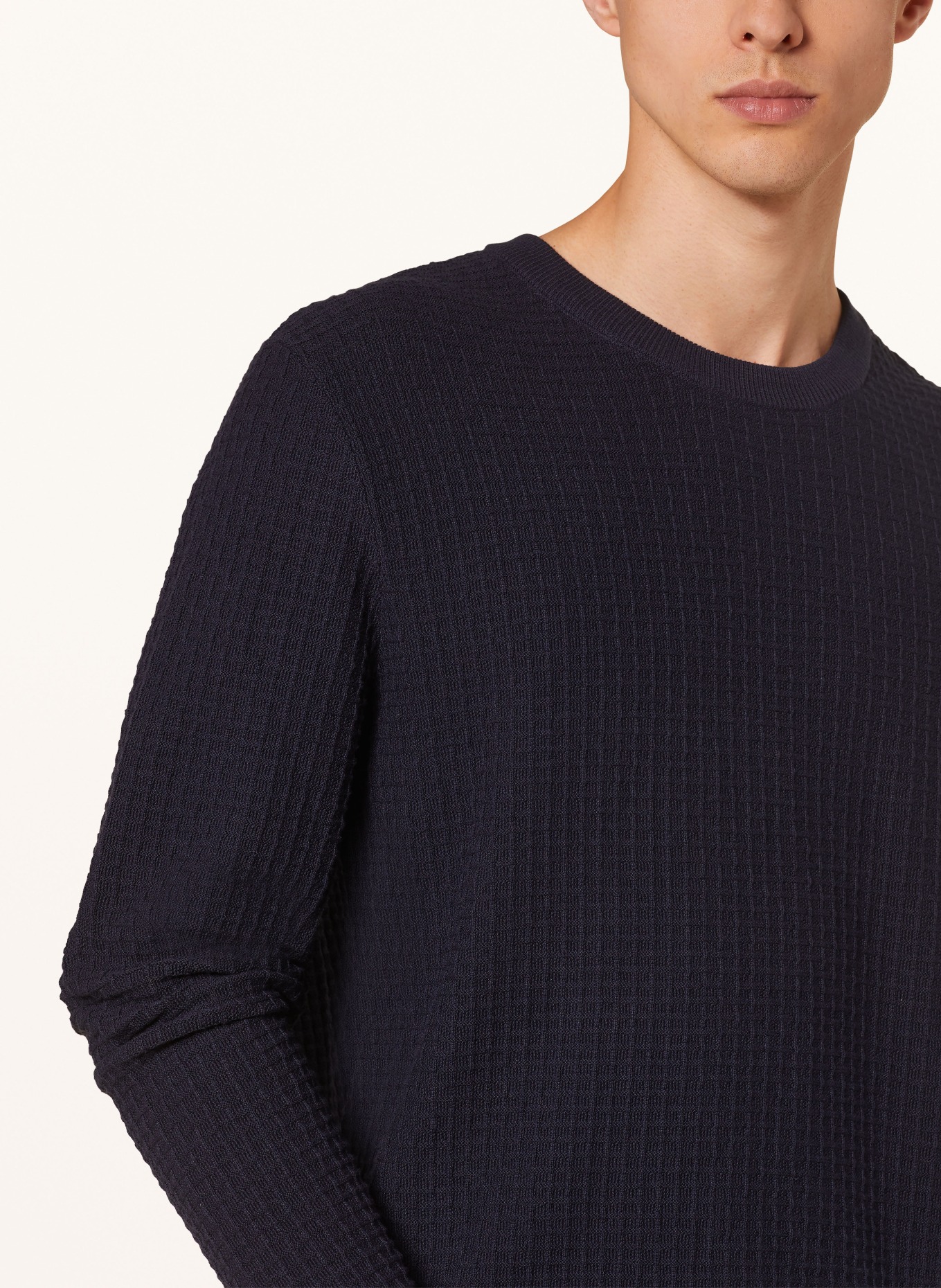 ARMEDANGELS Sweter GRAANMO: GRANATOWY