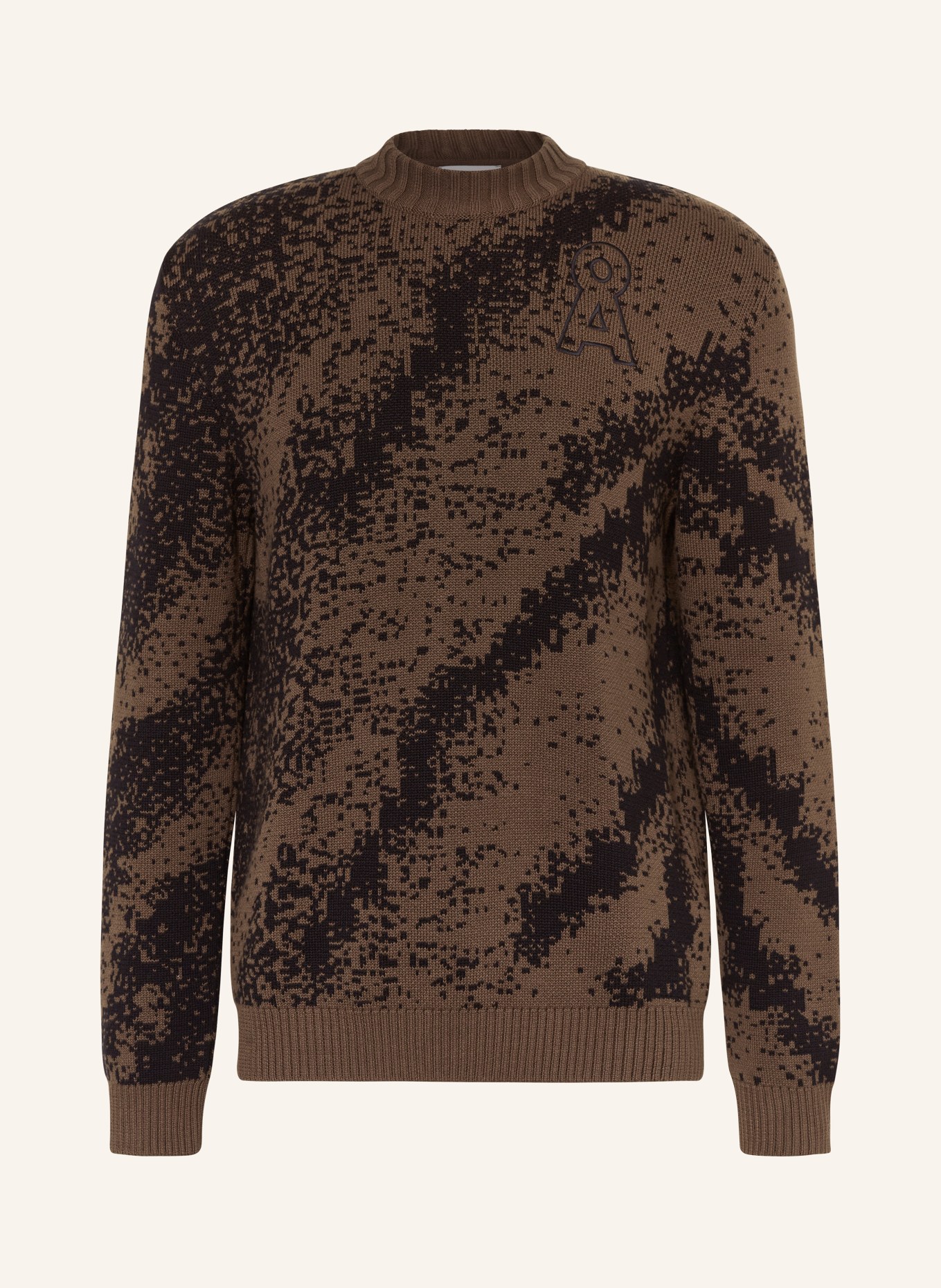 ARMEDANGELS Trui SIVAAN: BRUIN / ZWART