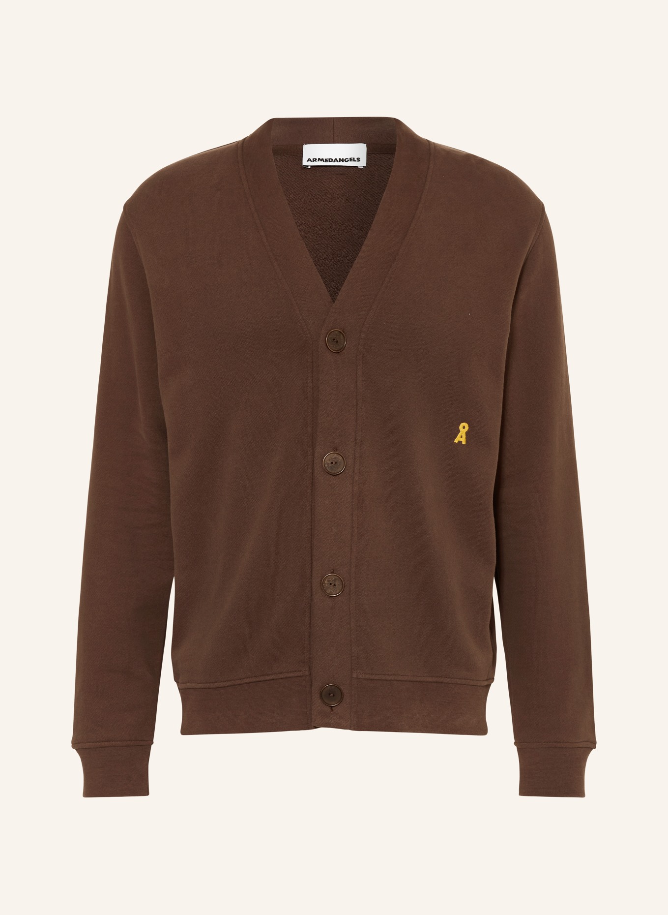ARMEDANGELS Sweatjacke HAAGE: BRAUN