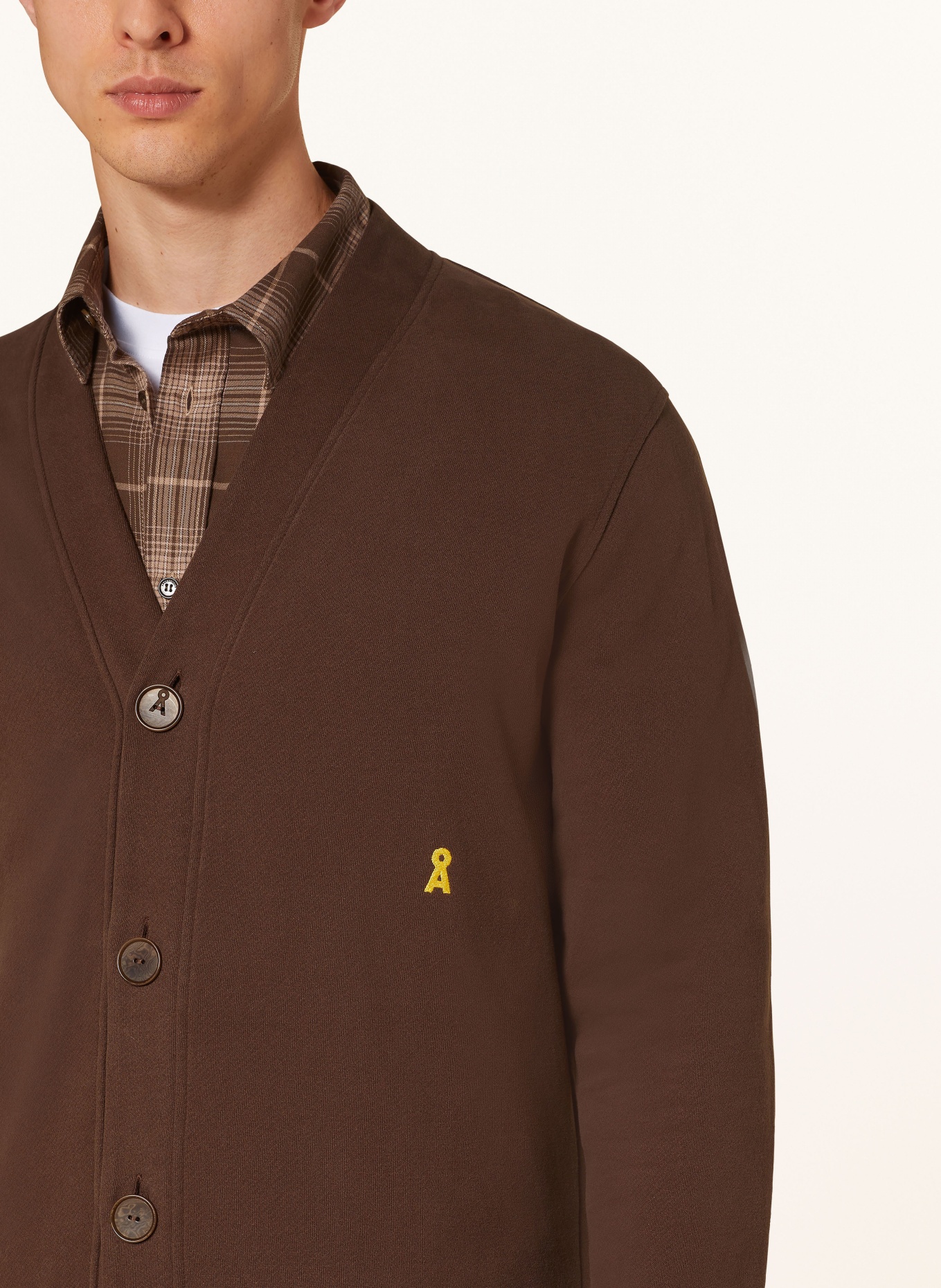 ARMEDANGELS Sweatjacke HAAGE: BRAUN