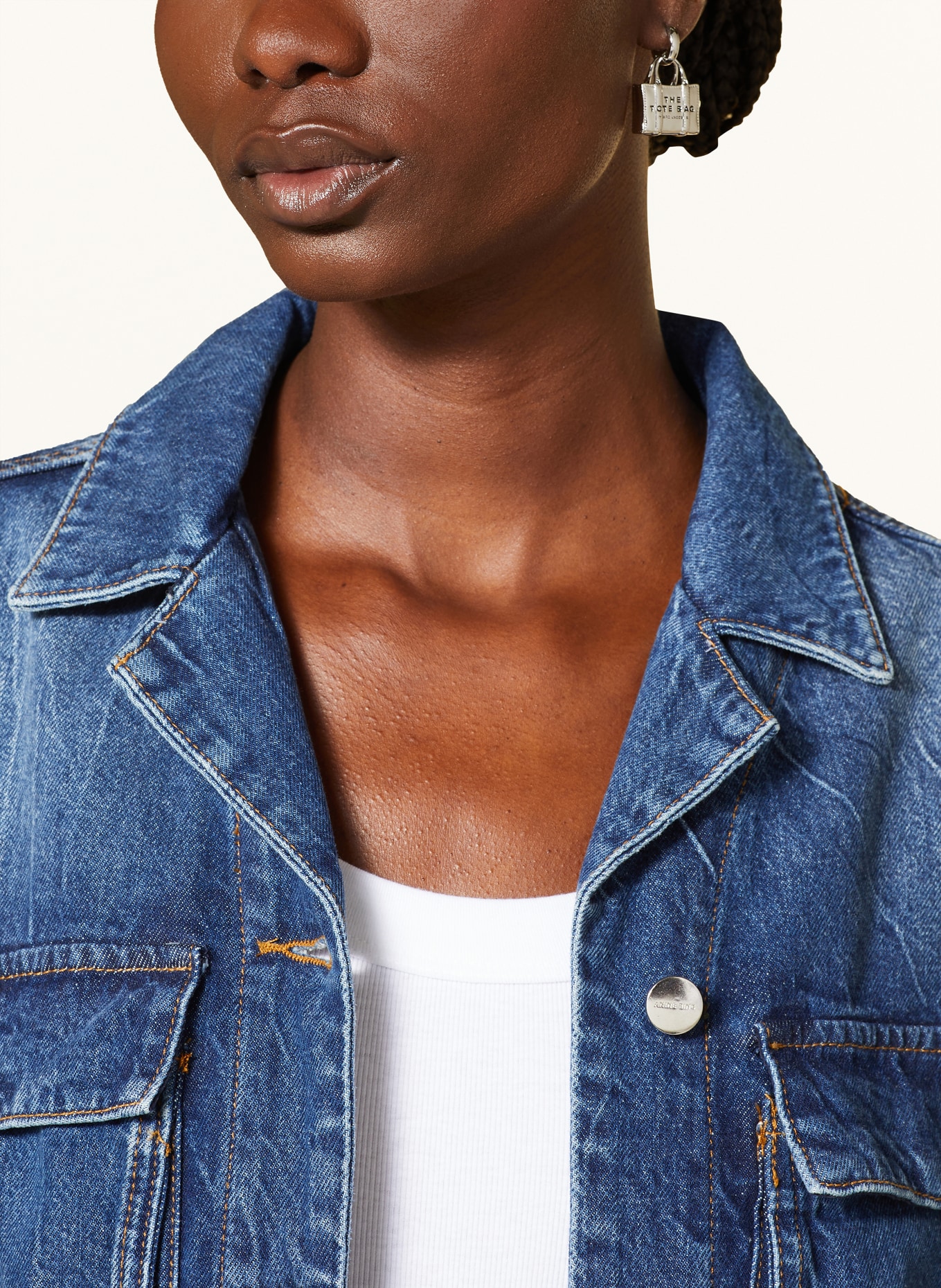 MARC JACOBS Earrings THE TOTE BAG EARRINGS: SILVER