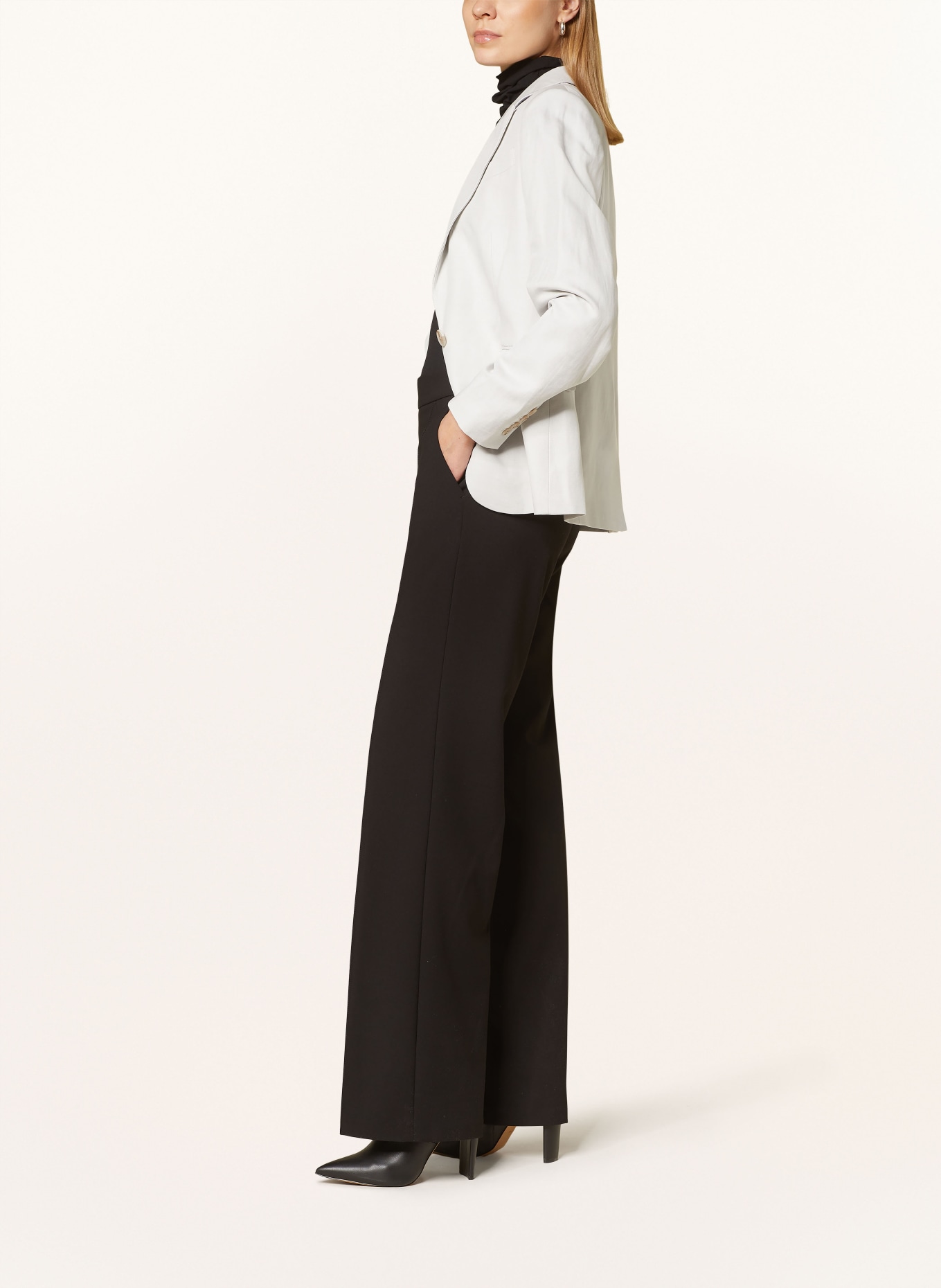 MAC Wide leg trousers CHIARA SMART, Color: BLACK (Image 4)