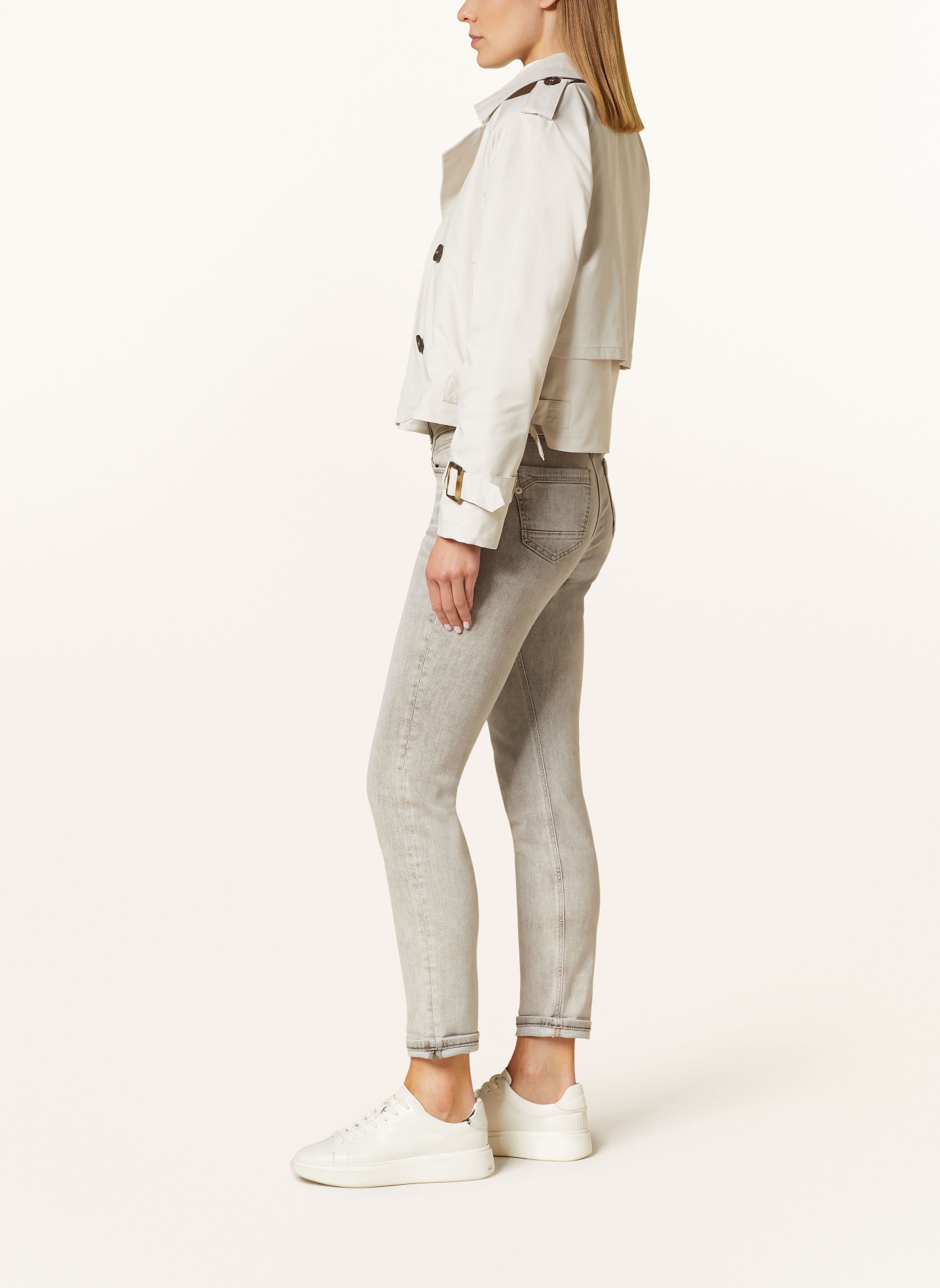 MAC Jeansy RICH SLIM: D092 beige colored wash