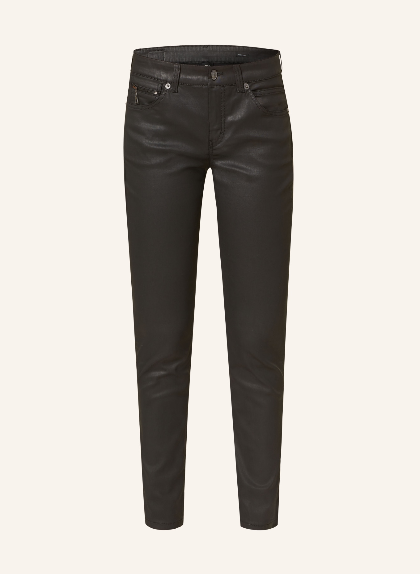 MAC Coated textured jeans SLIM, Color: 090 BLACK (Image 1)