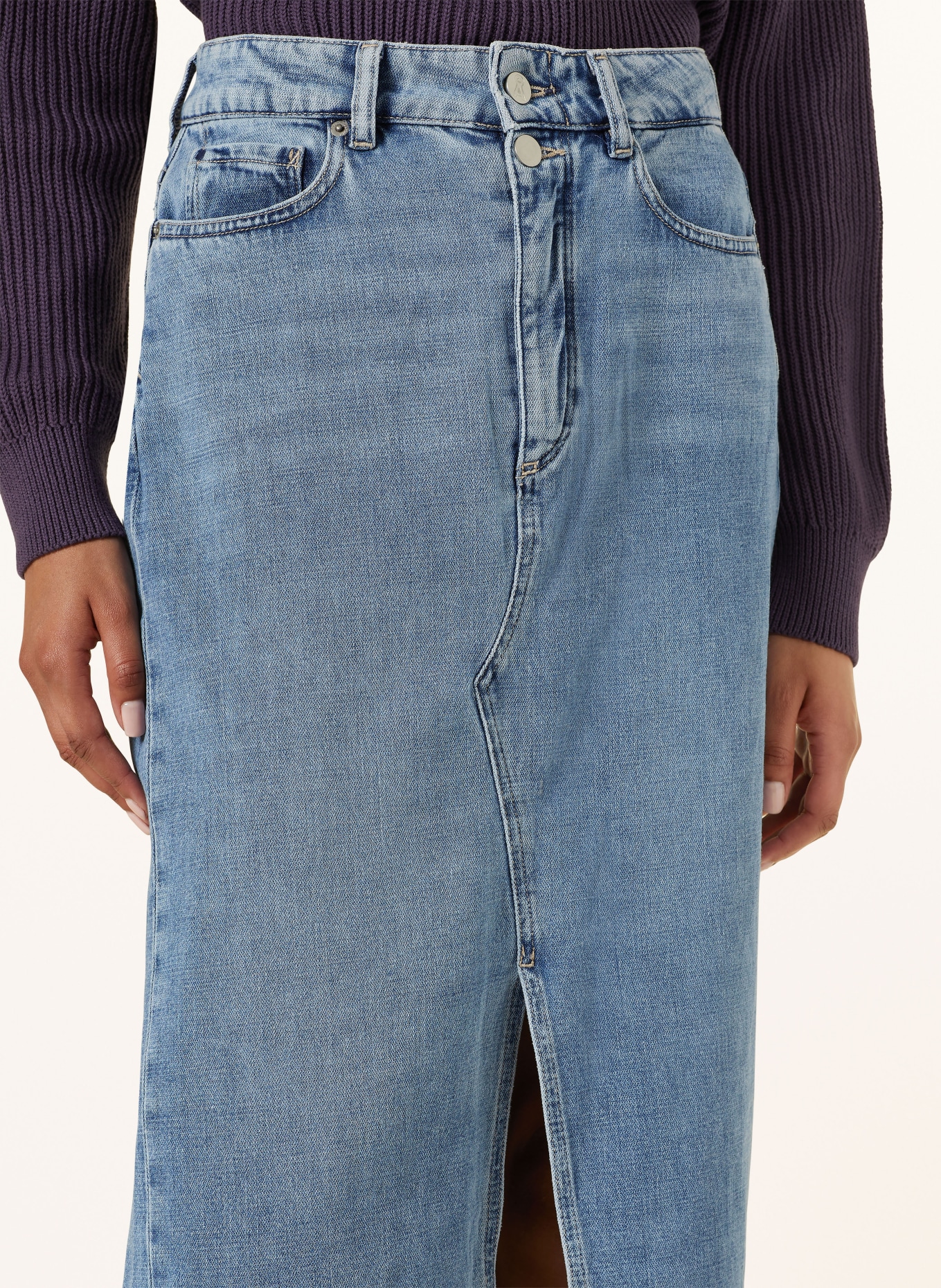 ARMEDANGELS Jeansrock KITAARI, Farbe: BLAU (Bild 4)