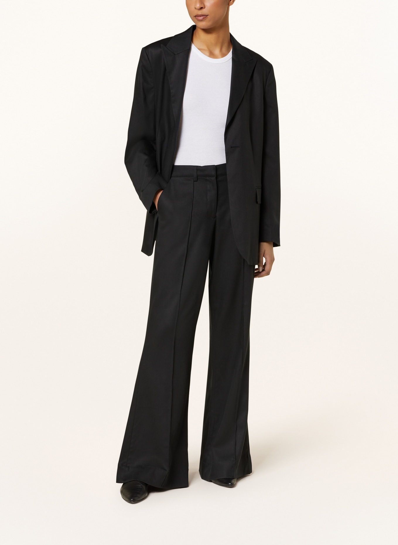 ARMEDANGELS Marlenehose XENNAA: SCHWARZ