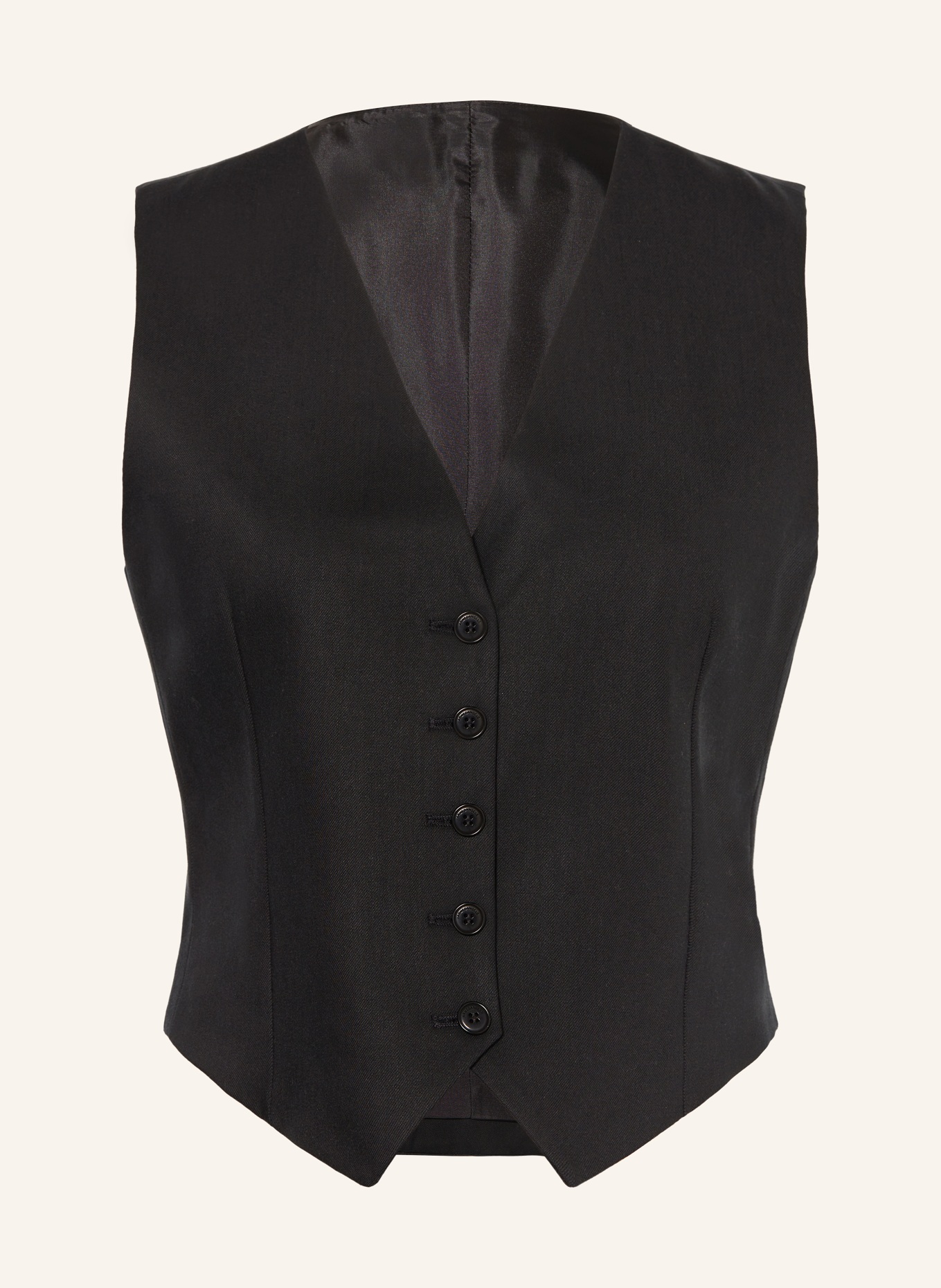 ARMEDANGELS Blazer vest SINERIAA, Color: BLACK (Image 1)