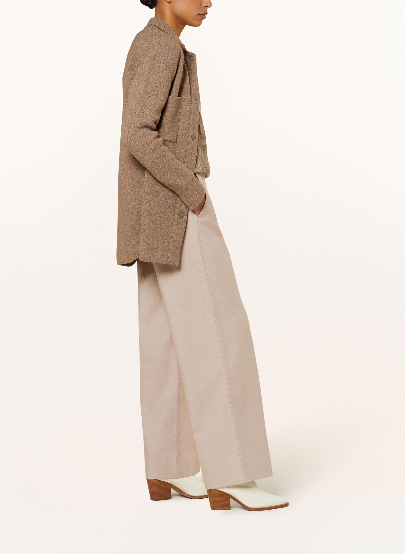 ARMEDANGELS Wide leg trousers LEANDRAA, Color: BEIGE (Image 5)