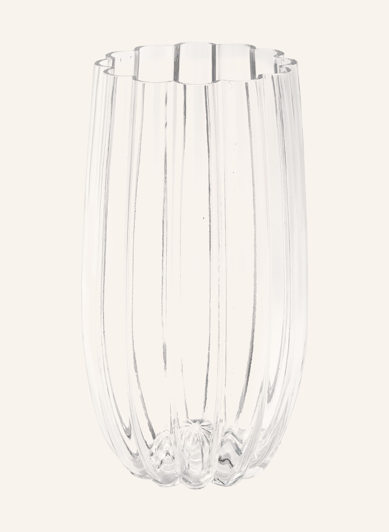 POLSPOTTEN Vase MELON L, Color: WHITE (Image 1)