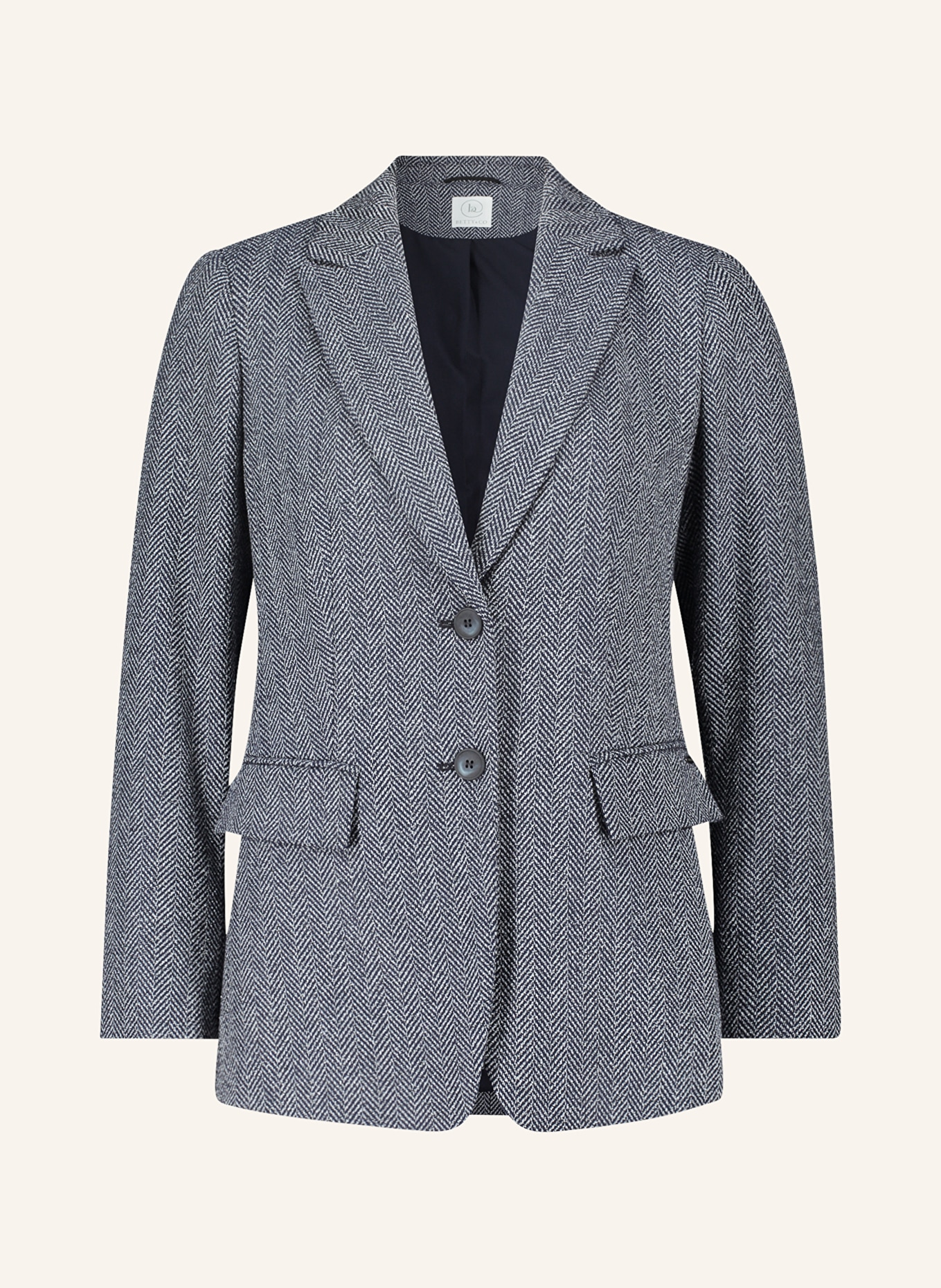 BETTY&CO Blazer: DUNKELBLAU/ GRAU