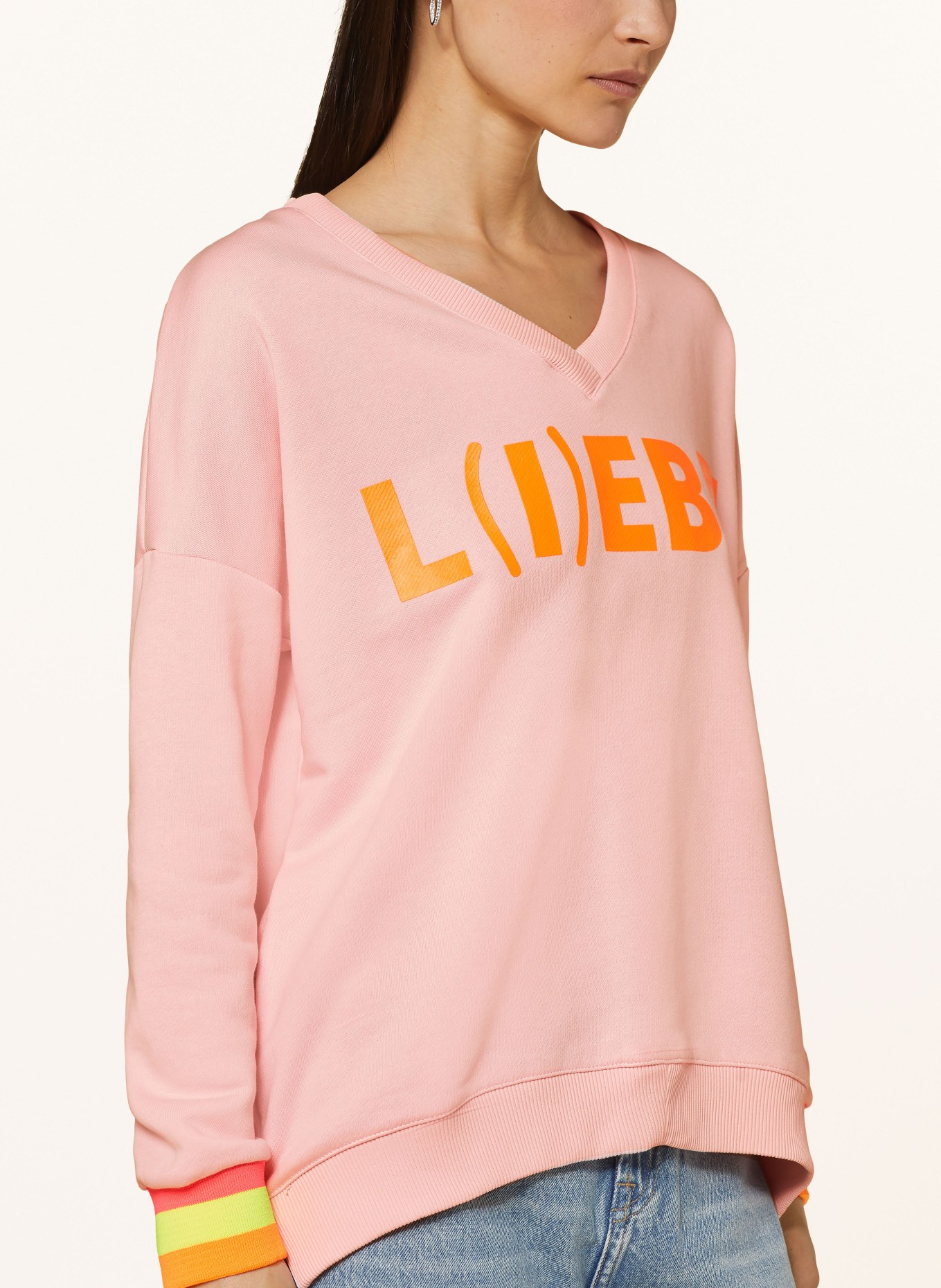miss goodlife Oversized-Sweatshirt, Farbe: HELLROSA (Bild 4)