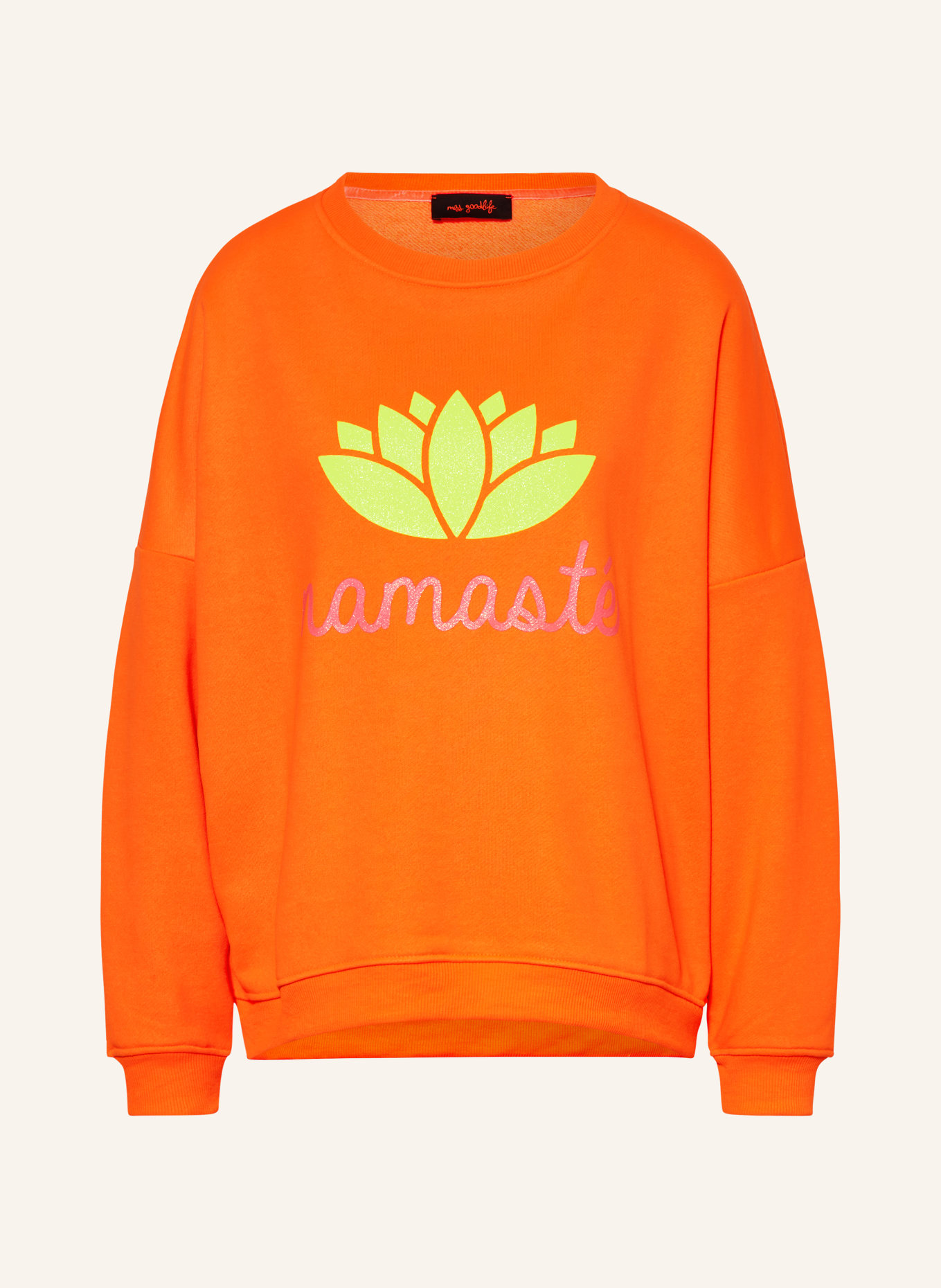 miss goodlife Oversized sweatshirt, Color: NEON ORANGE/ NEON GREEN/ PINK (Image 1)