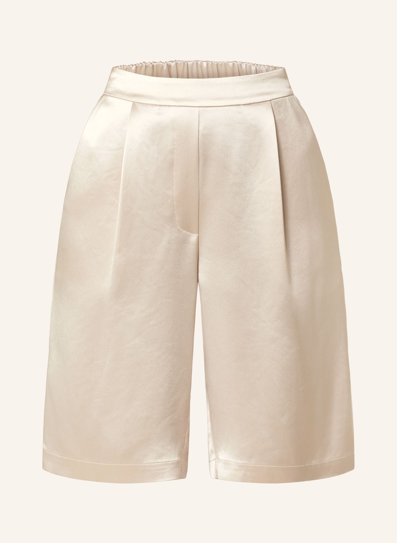 MRS & HUGS Satin shorts, Color: CREAM (Image 1)