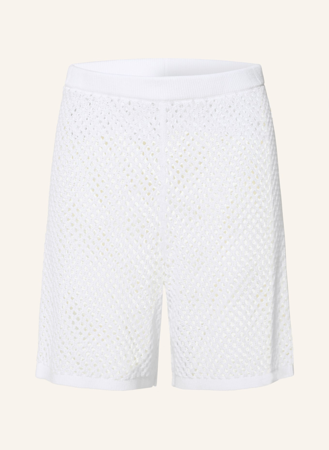 MRS & HUGS Knit shorts, Color: WHITE (Image 1)