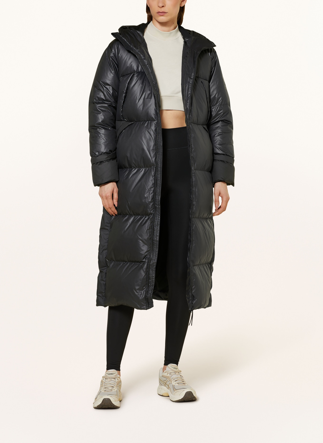 Adidas shadow long down coat outlet