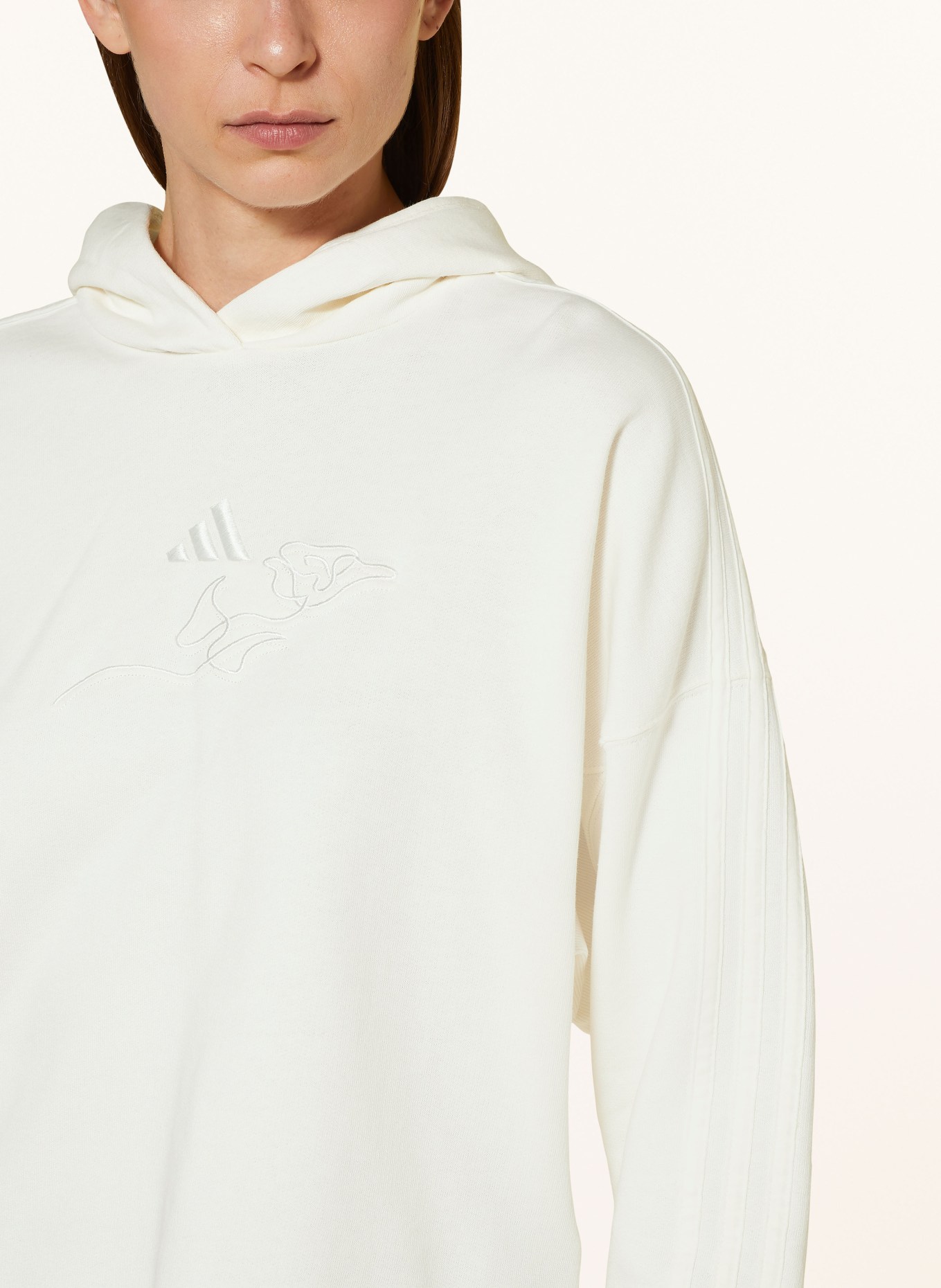 adidas Hoodie, Color: WHITE (Image 5)