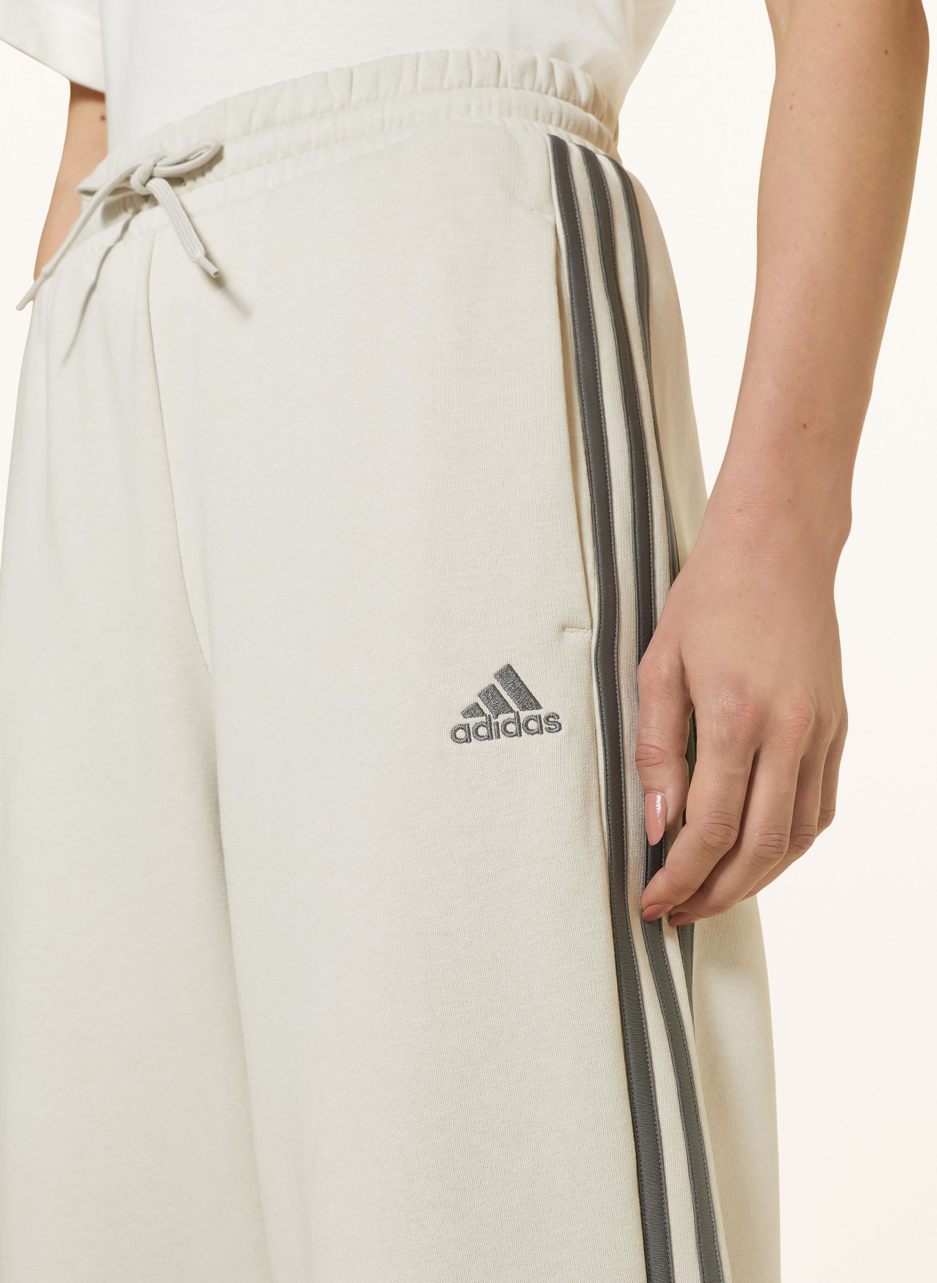 adidas Pants in jogger style in light gray