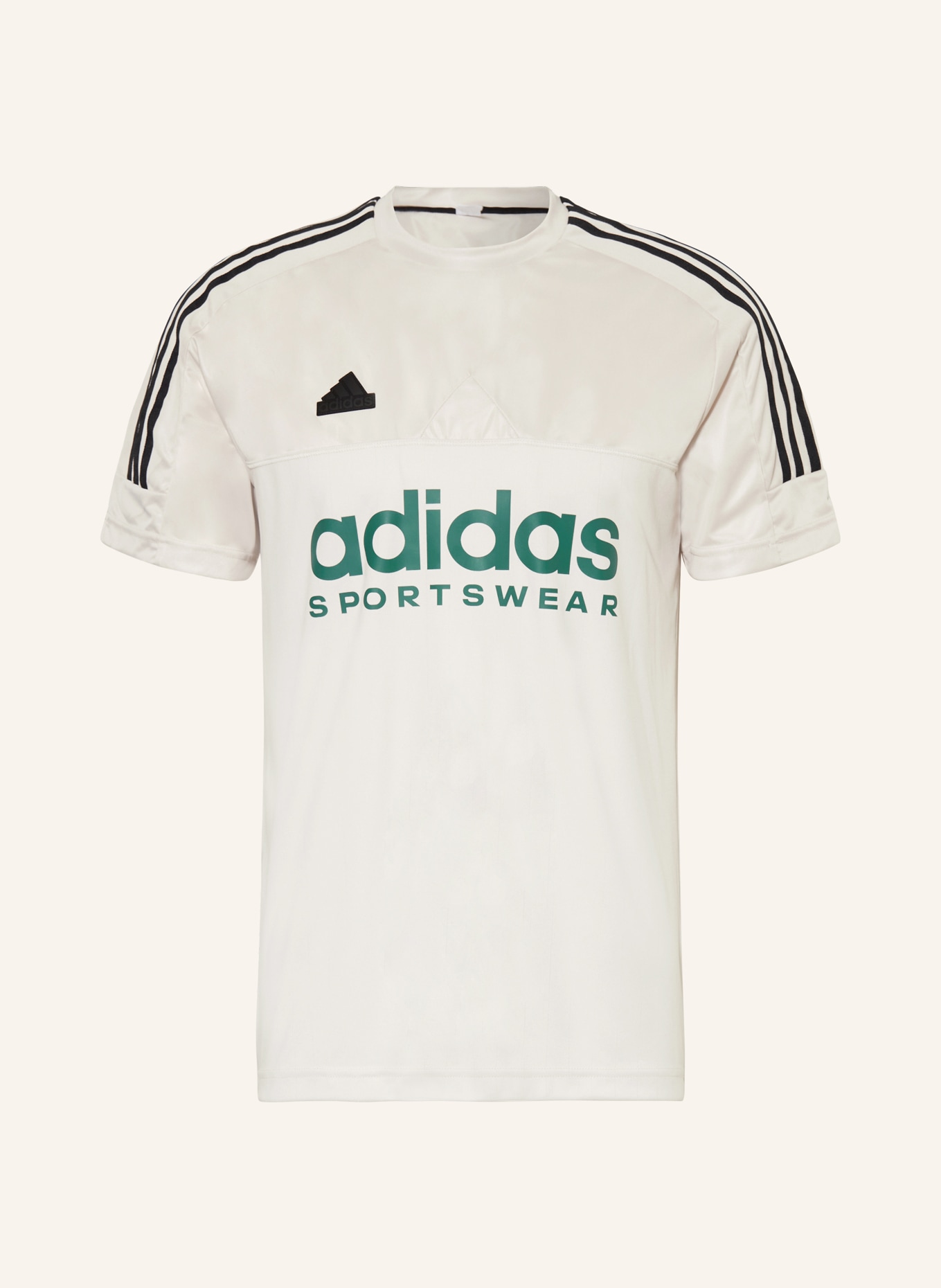 White and green adidas shirt deals