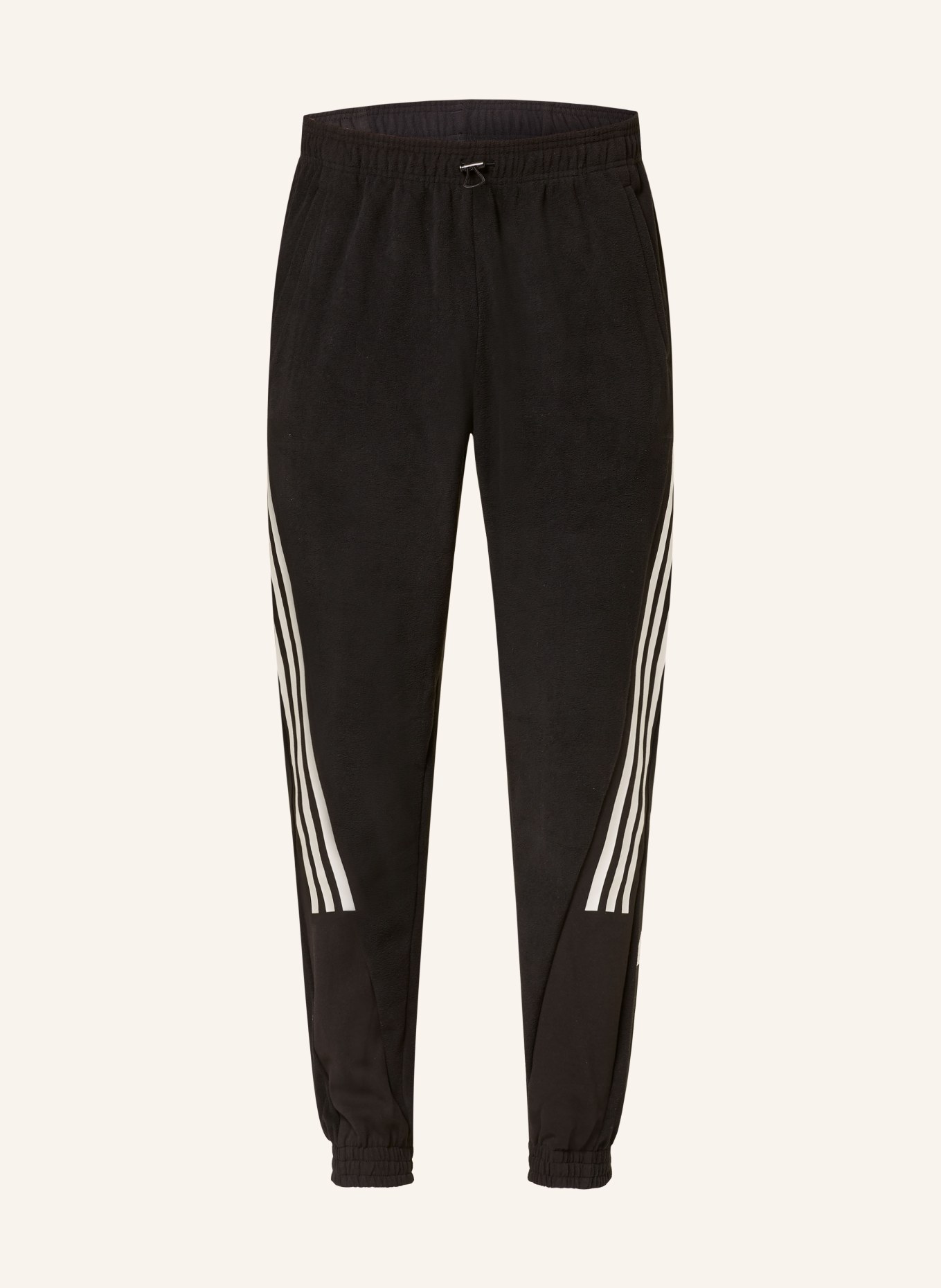 adidas FUTURE ICONS jogger style trousers in black