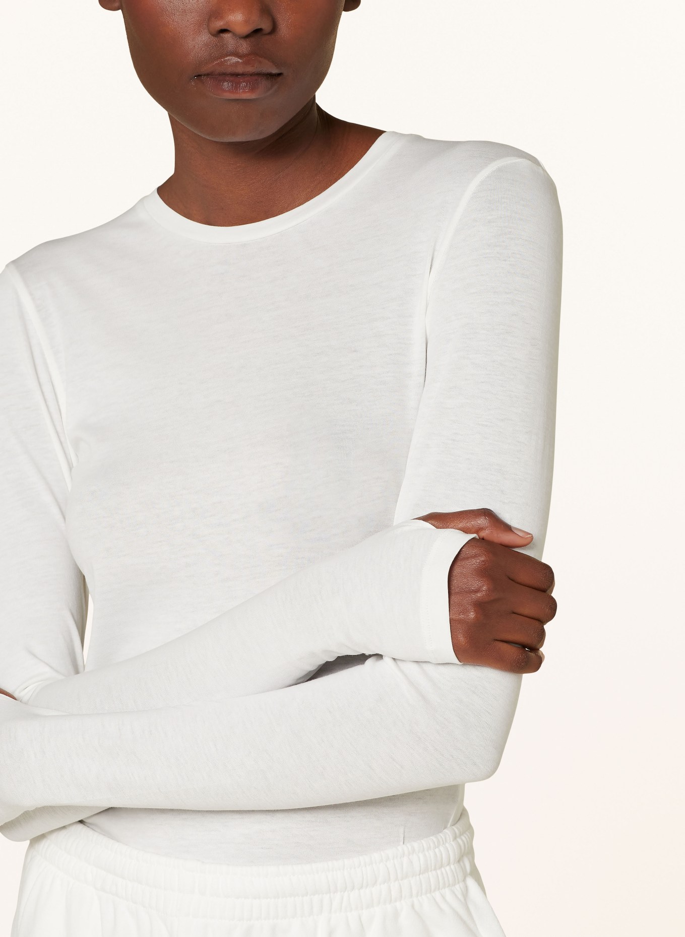 PANGAIA Long sleeve shirt, Color: WHITE (Image 4)