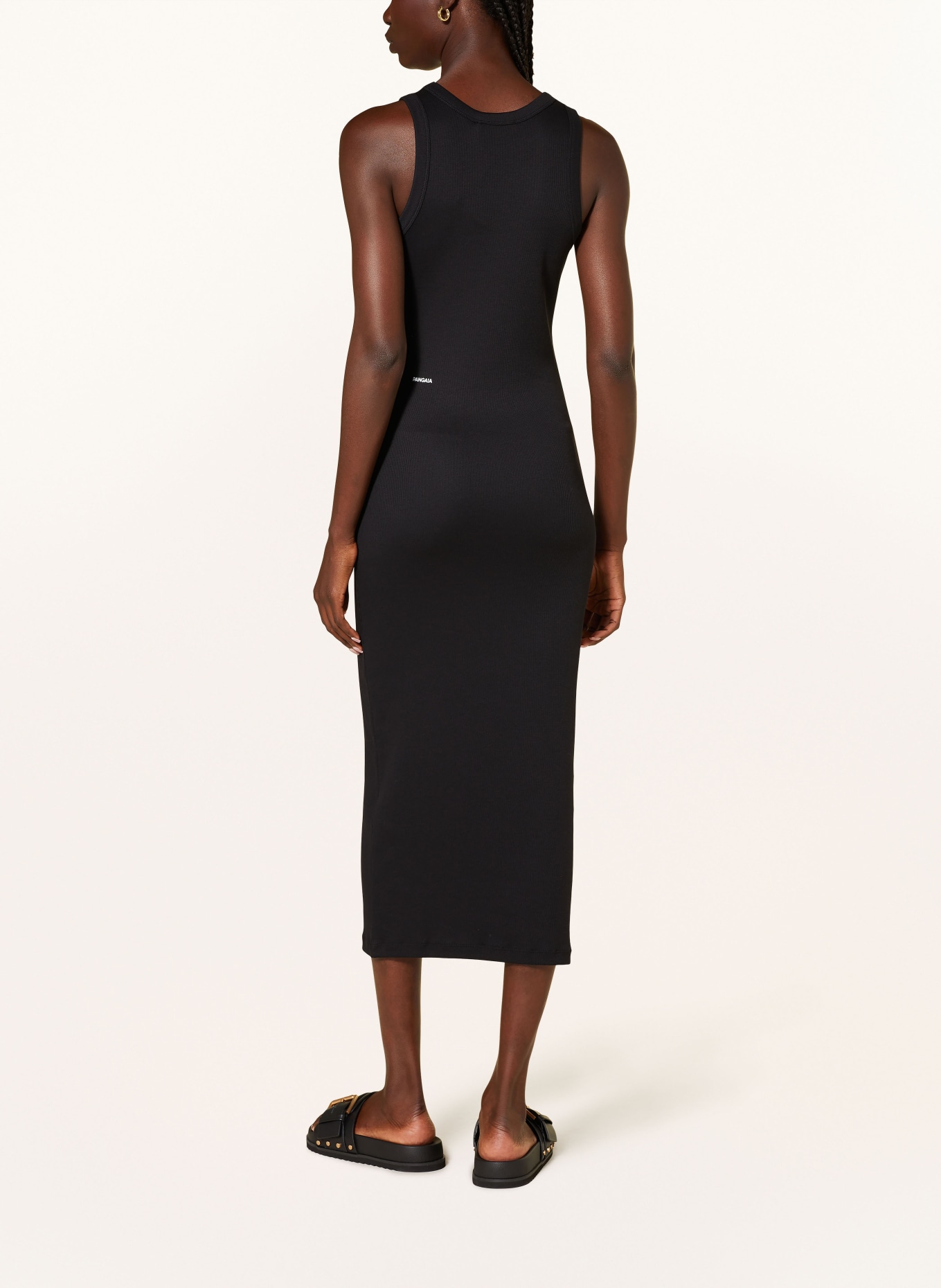 PANGAIA Jersey dress, Color: BLACK (Image 3)