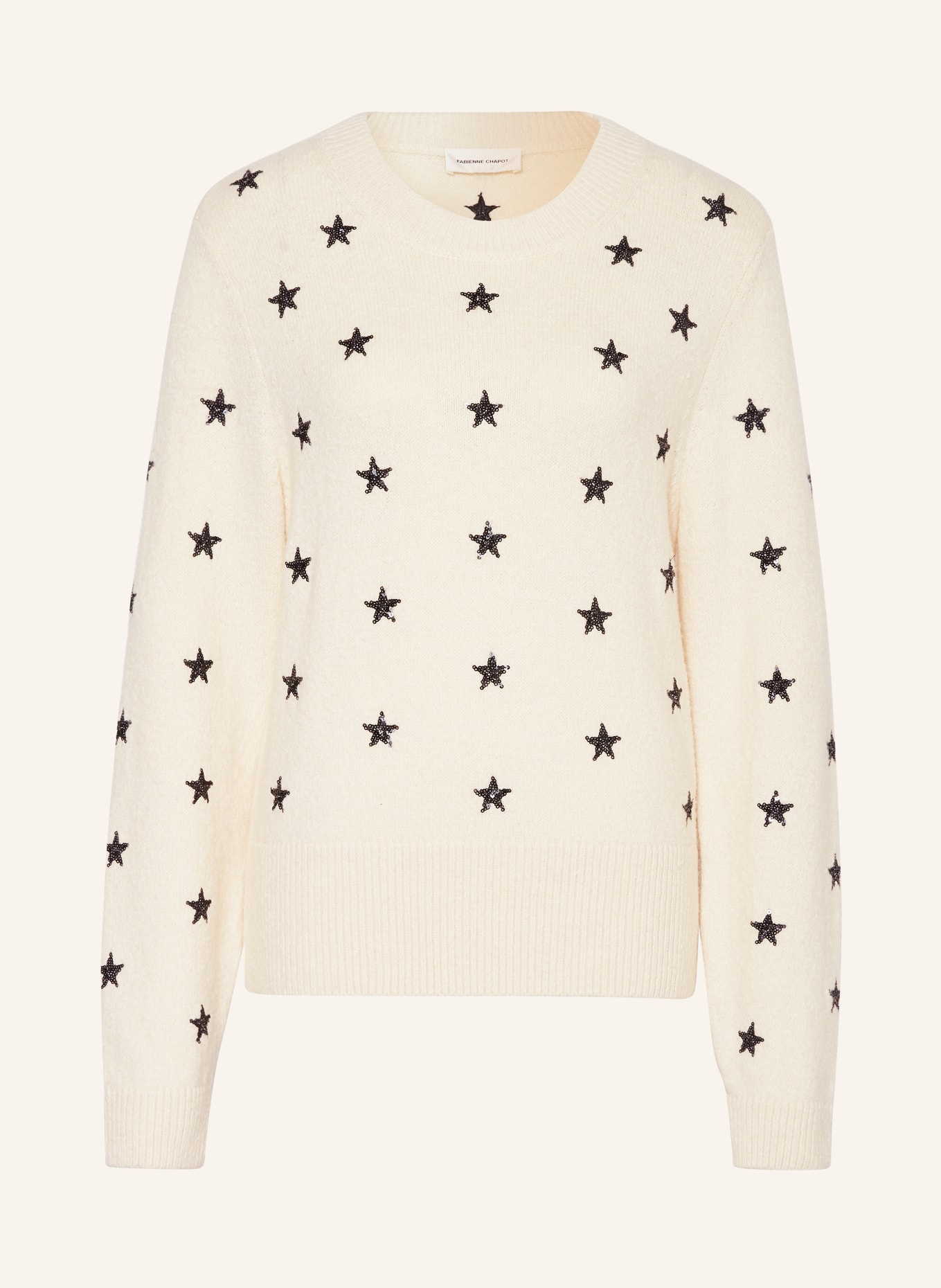 FABIENNE CHAPOT Pullover ROCKET mit Pailletten: BEIGE