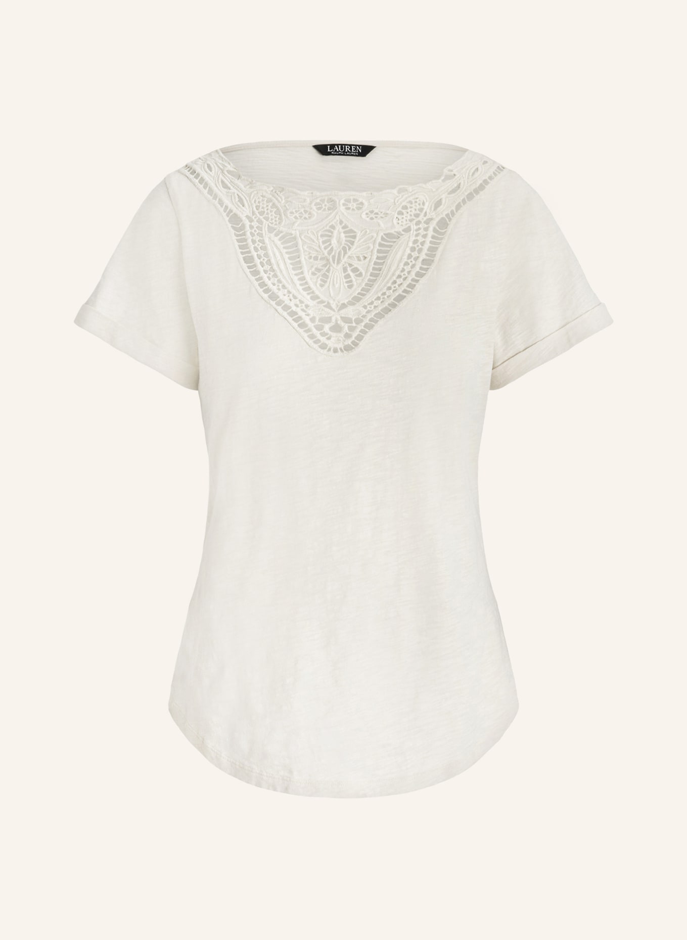 Lauren ralph lauren lace top deals