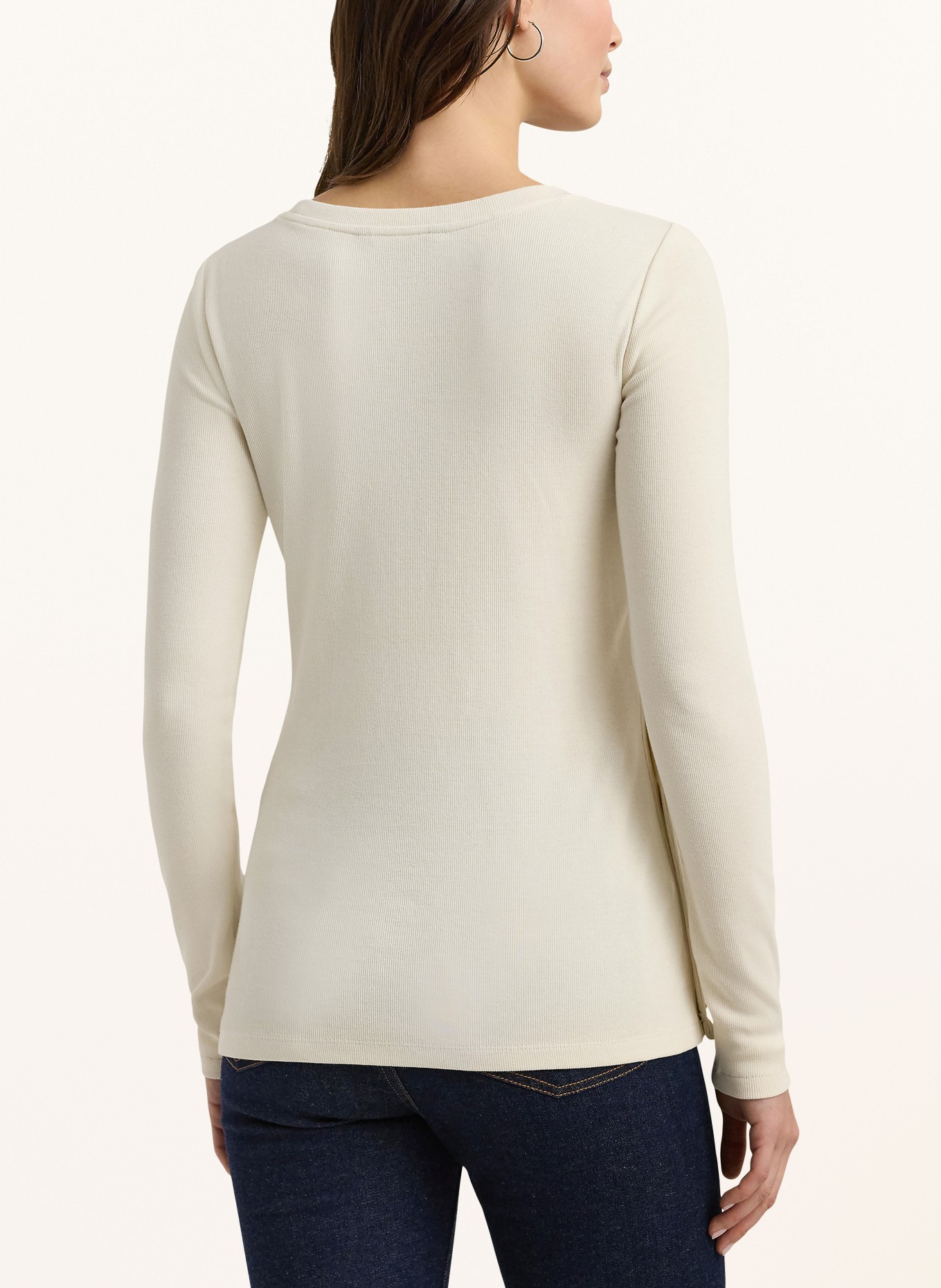 diesel logo printed hoodie item Pullover, Farbe: CREME (Bild 3)