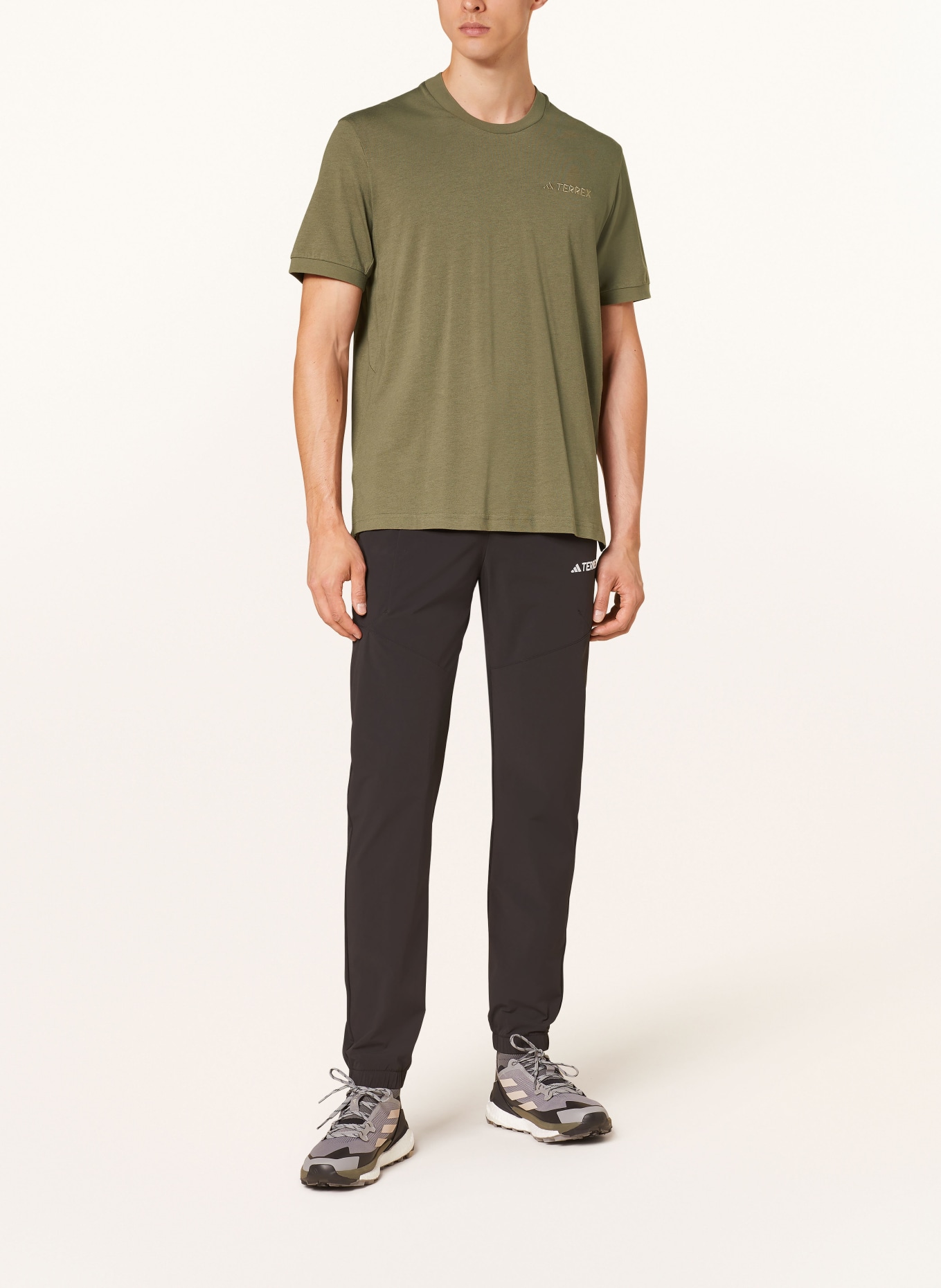 adidas TERREX T-shirt, Color: OLIVE (Image 2)