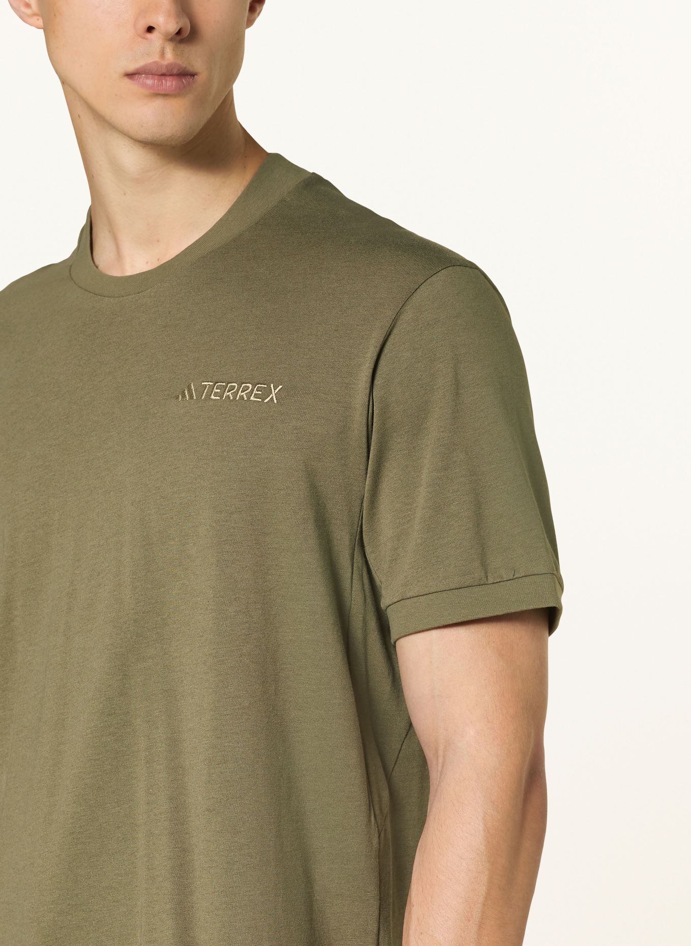 adidas TERREX T-shirt, Color: OLIVE (Image 4)