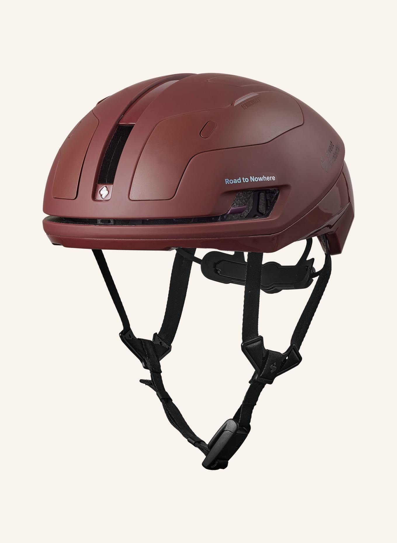 PAS NORMAL STUDIOS Fahrradhelm FALCONER AERO 2VI MIPS: DUNKELROT