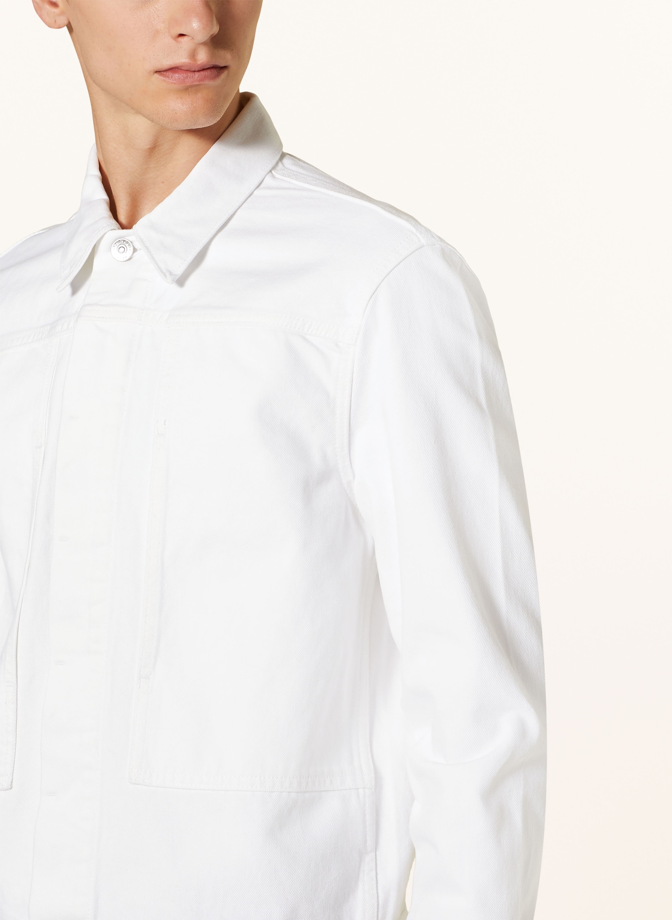 Calvin Klein Denim jacket KURABO, Color: WHITE (Image 4)