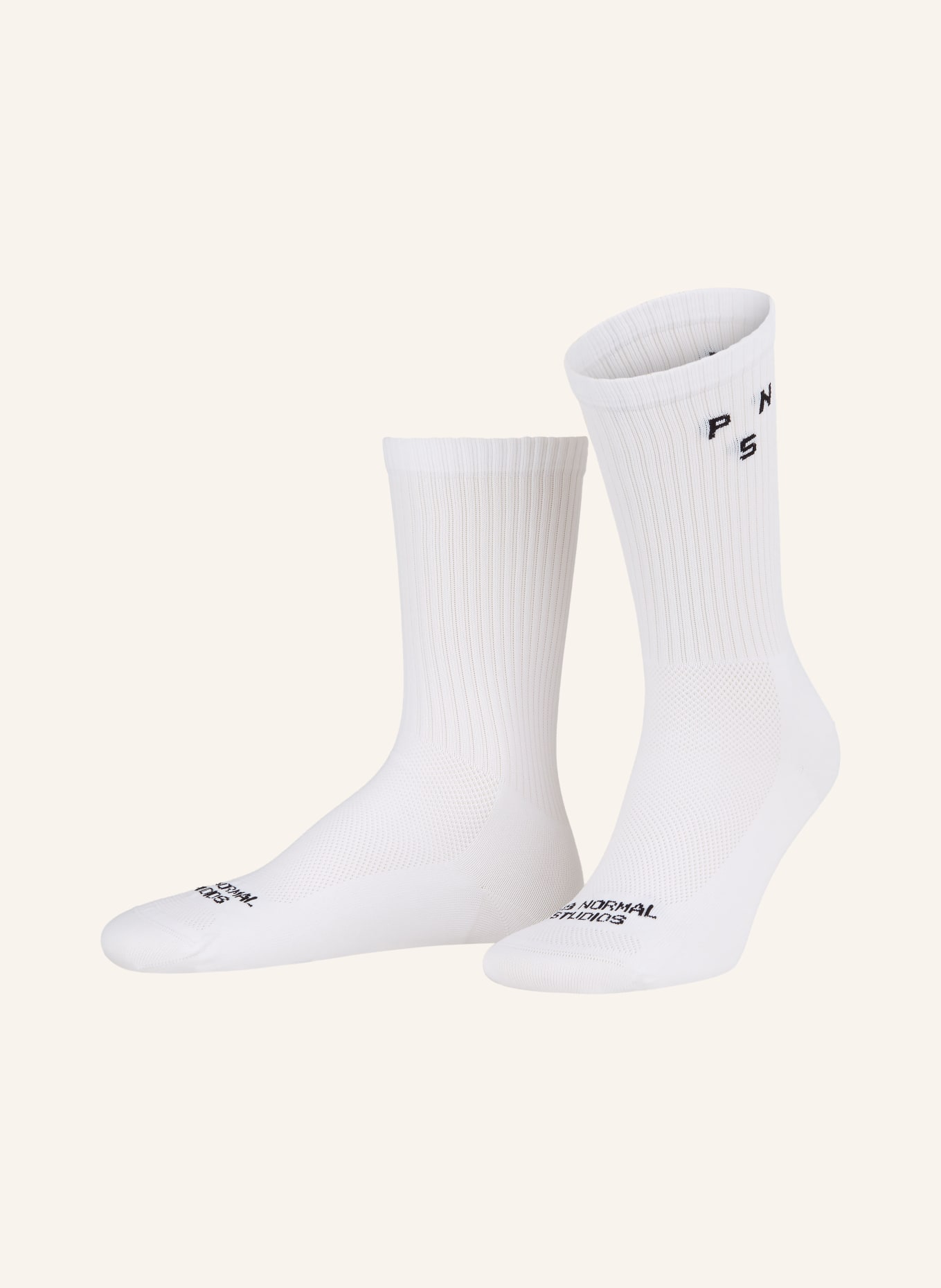 PAS NORMAL STUDIOS Sports socks OFF-RACE, Color: WHITE (Image 1)