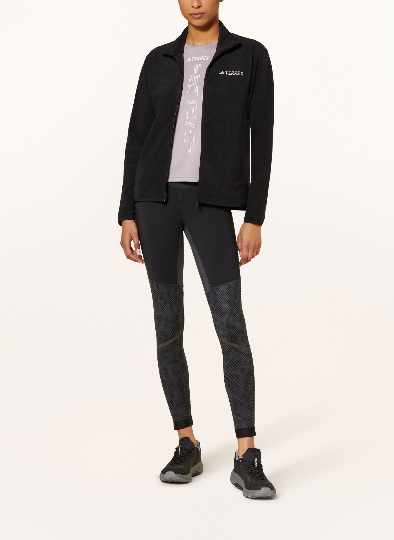 adidas TERREX Fleecejacke TERREX MULTI: SCHWARZ