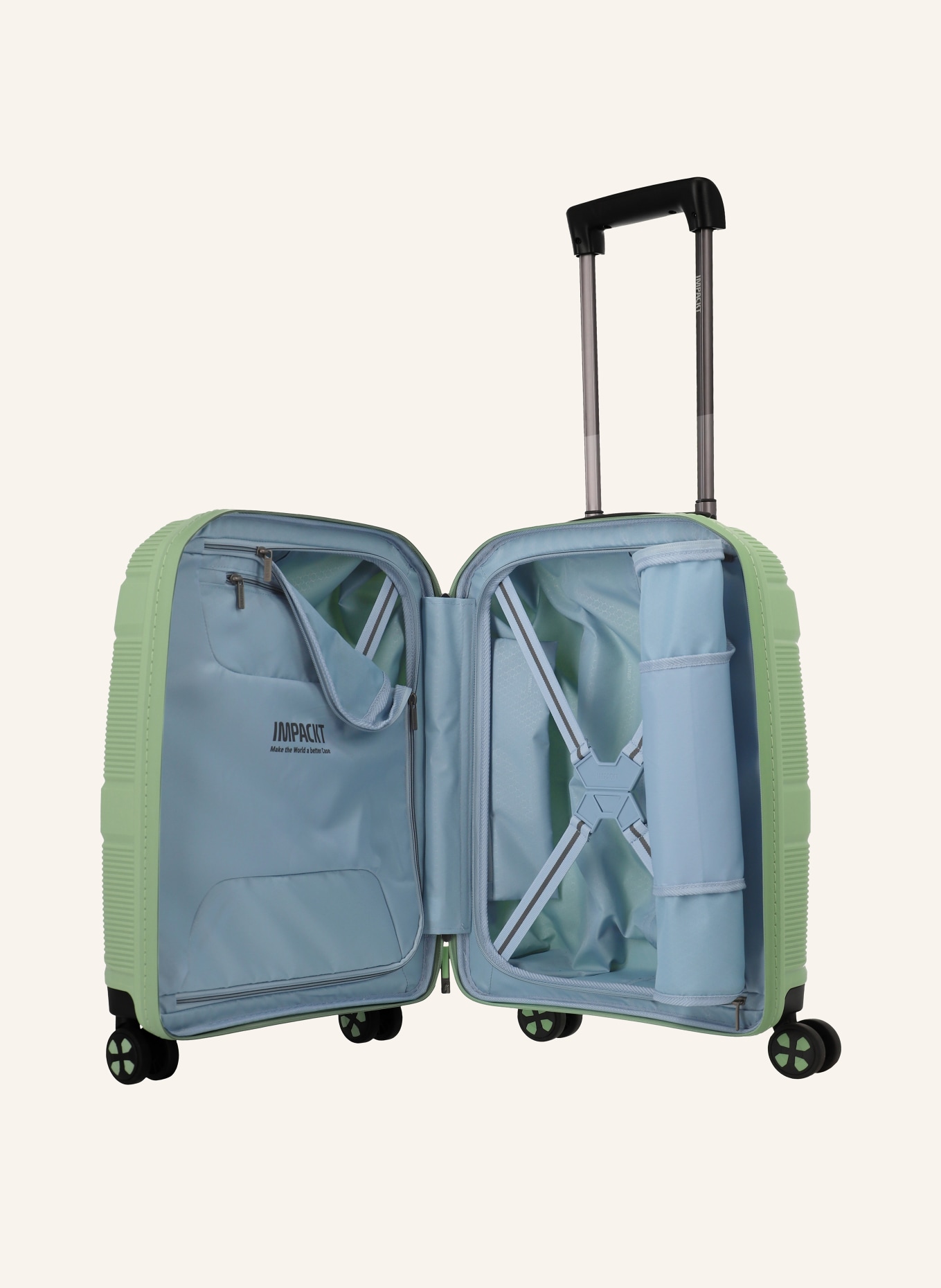 IMPACKT Wheeled suitcase IP1 S, Color: GREEN (Image 2)
