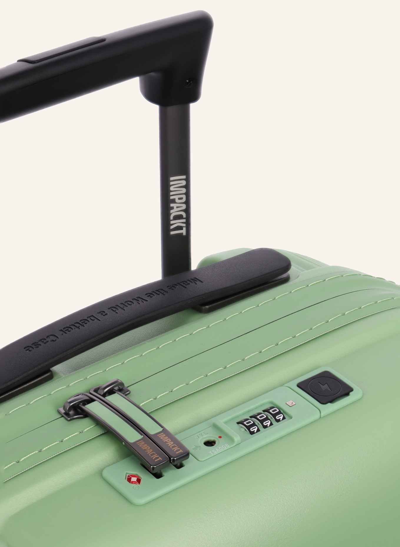 IMPACKT Wheeled suitcase IP1 S, Color: GREEN (Image 3)